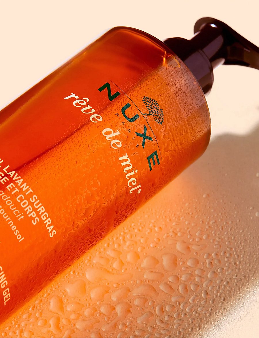 NUXE - Face & Body Ultra-Rich Cleansing Gel, Rêve de Miel® - puhdistusgeelit - clear - 4