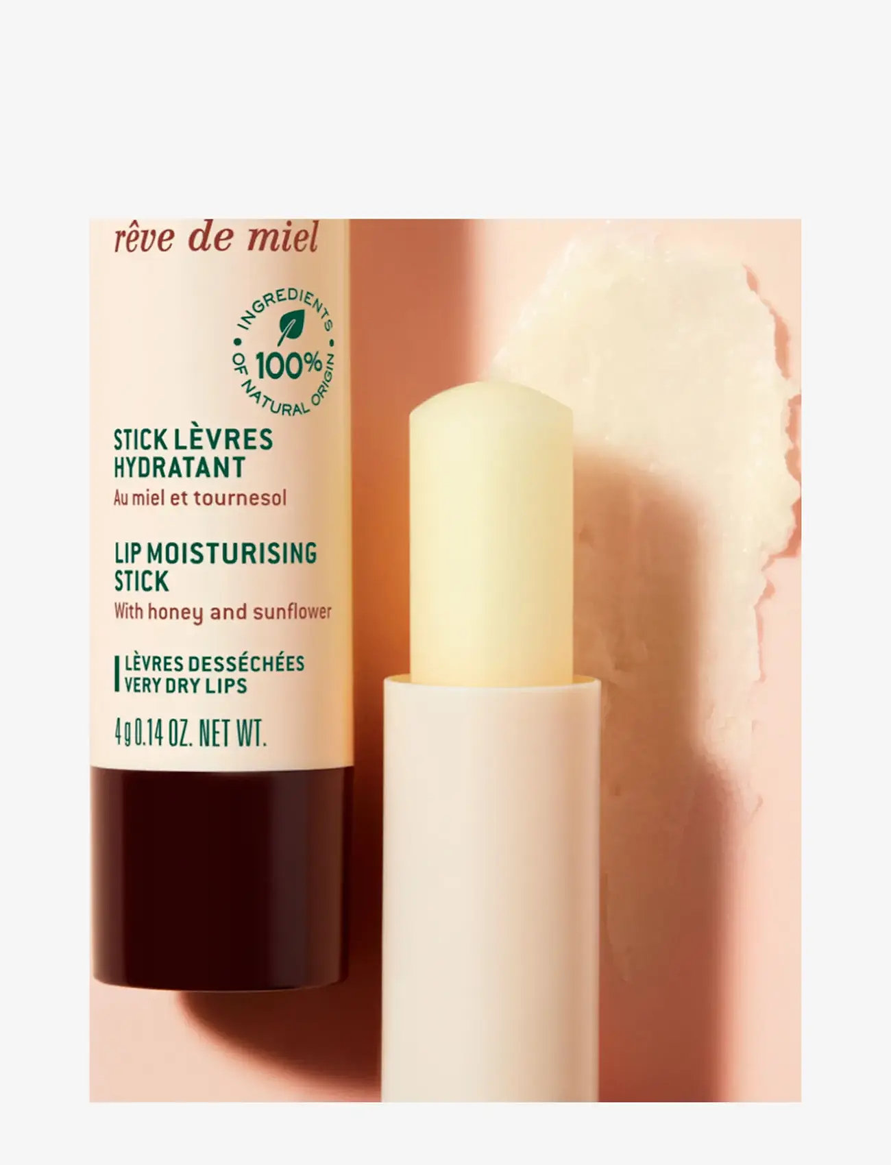 NUXE - RÊVE DE MIEL LIP MOISTURIZING STICK 4 G - leppepomader - clear - 2