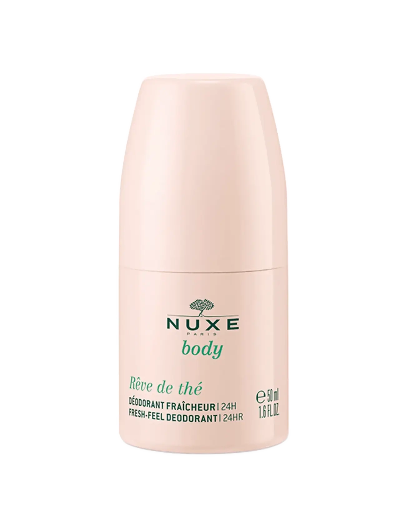 NUXE Rdt Fresh-Feel Deodorant 24H 50 Ml, Roll-on, Nude, Str: 50 ml