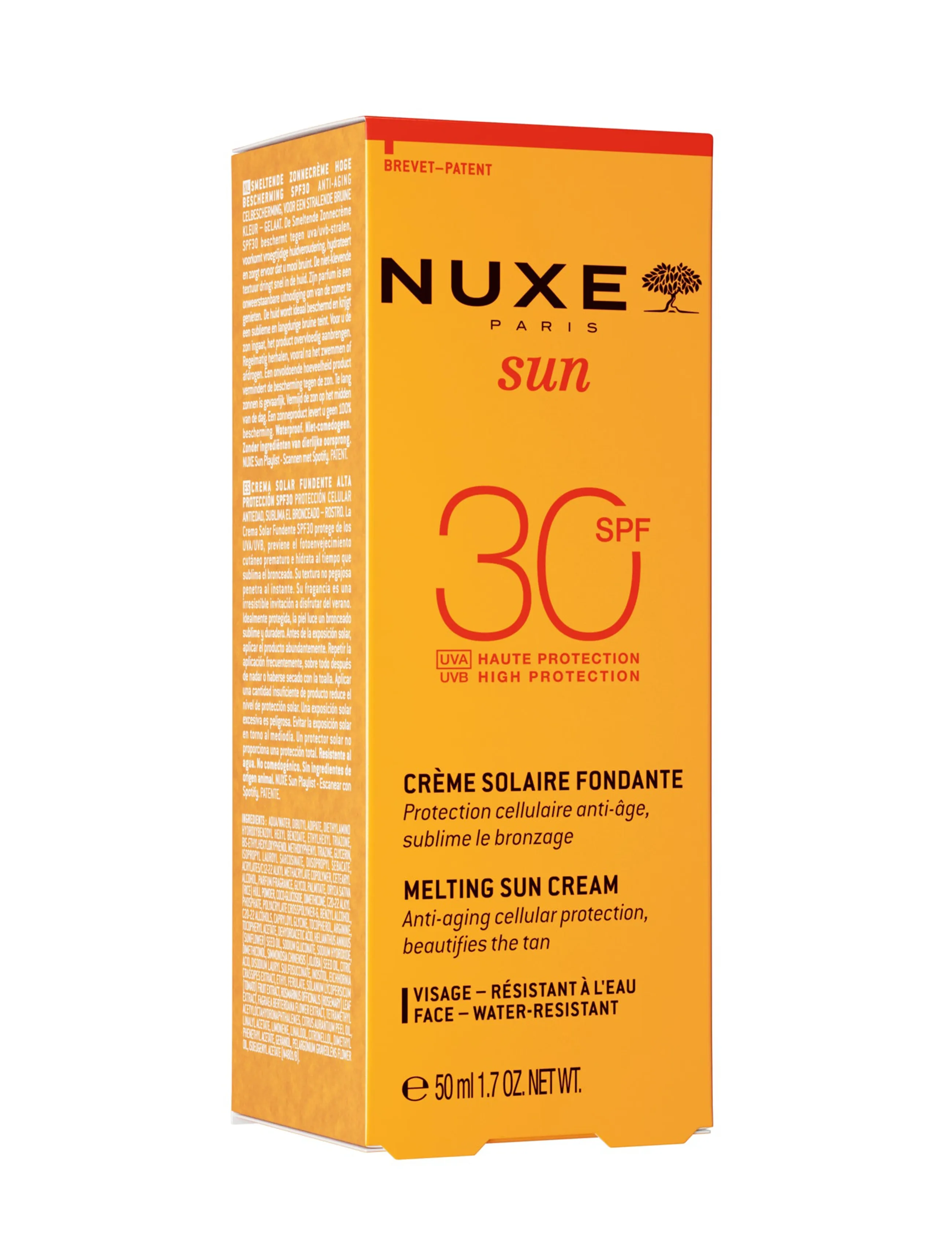 NUXE - SUN FACE CREAM SPF30 50 ML - för ansiktet - clear - 4