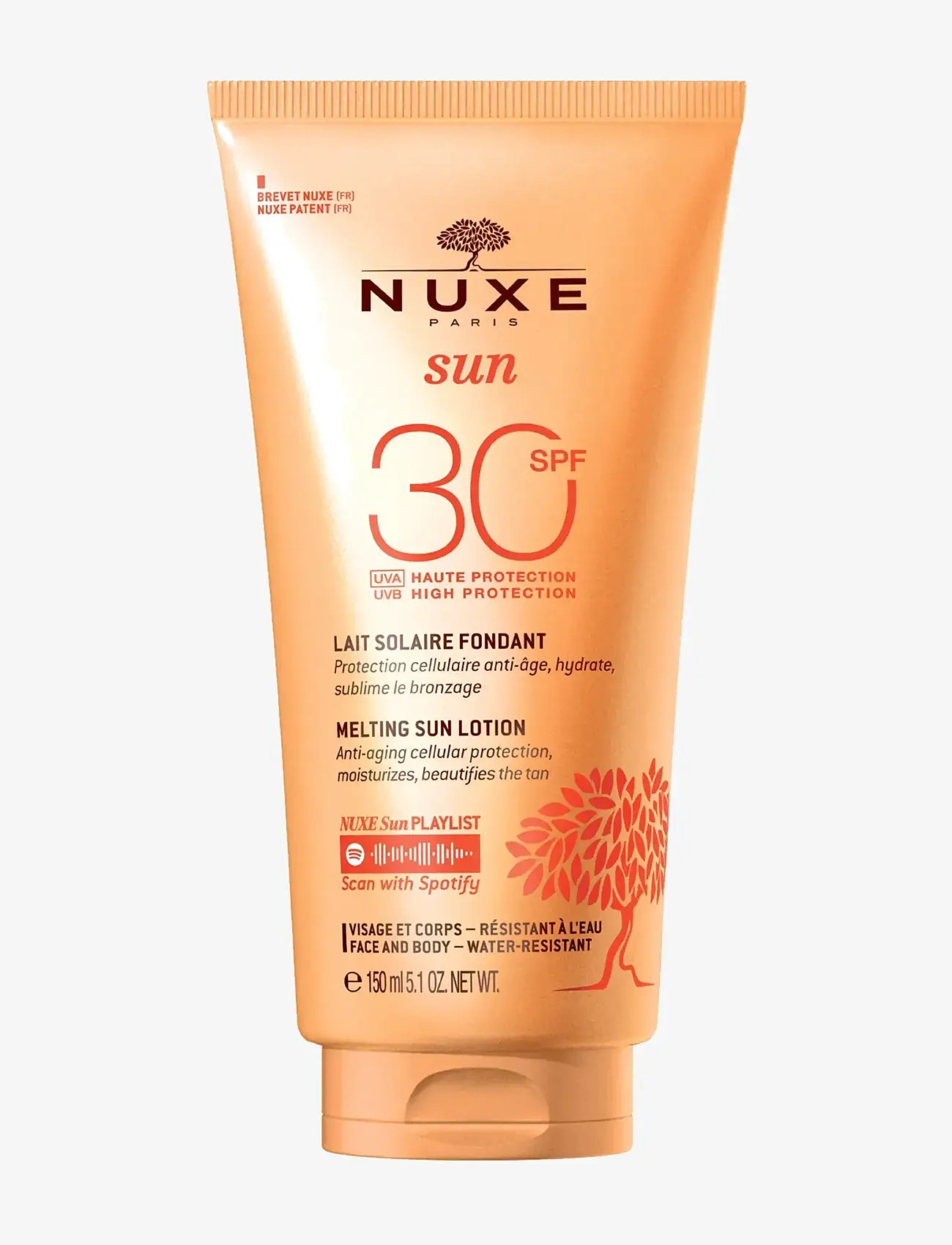 NUXE - SUN LOTION FACE & BODY SPF30 150 ML - for kroppen - clear - 1