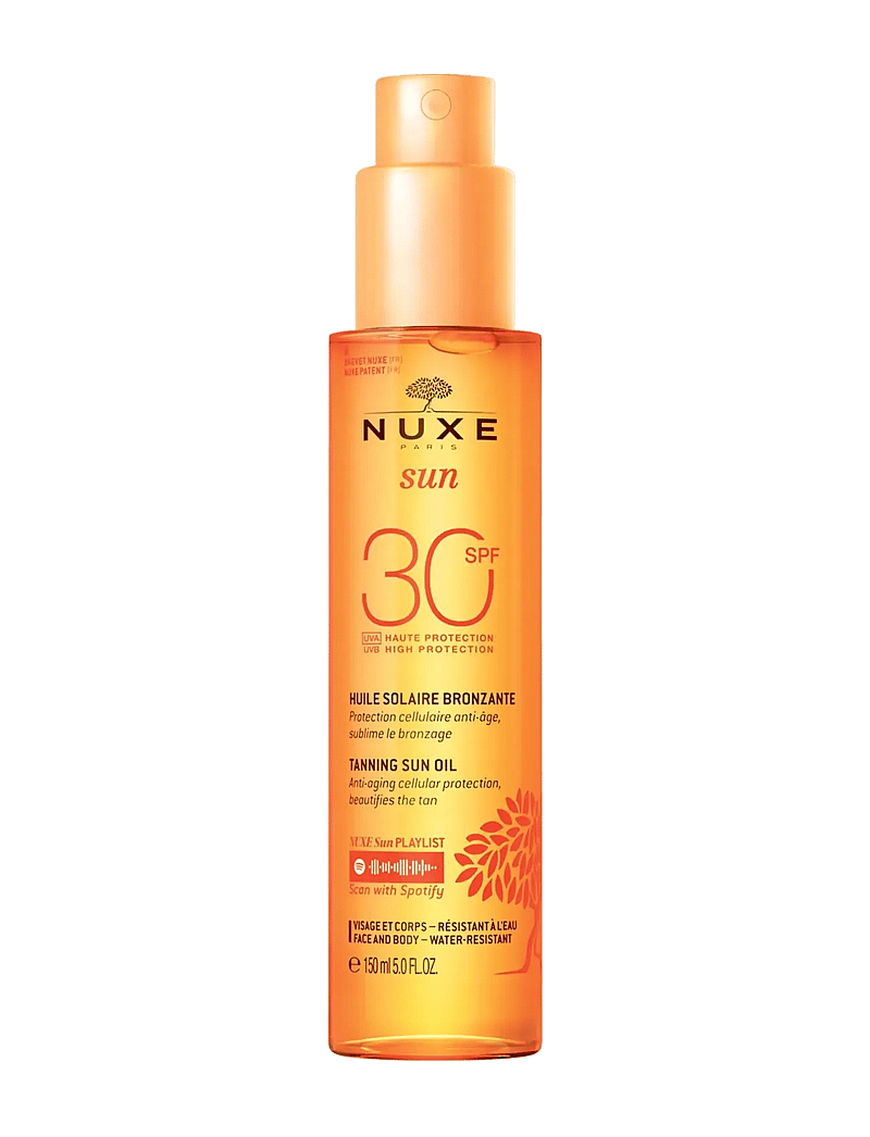 NUXE - TANNING SUN OIL SPF30 150 ML - vartalolle - clear - 1
