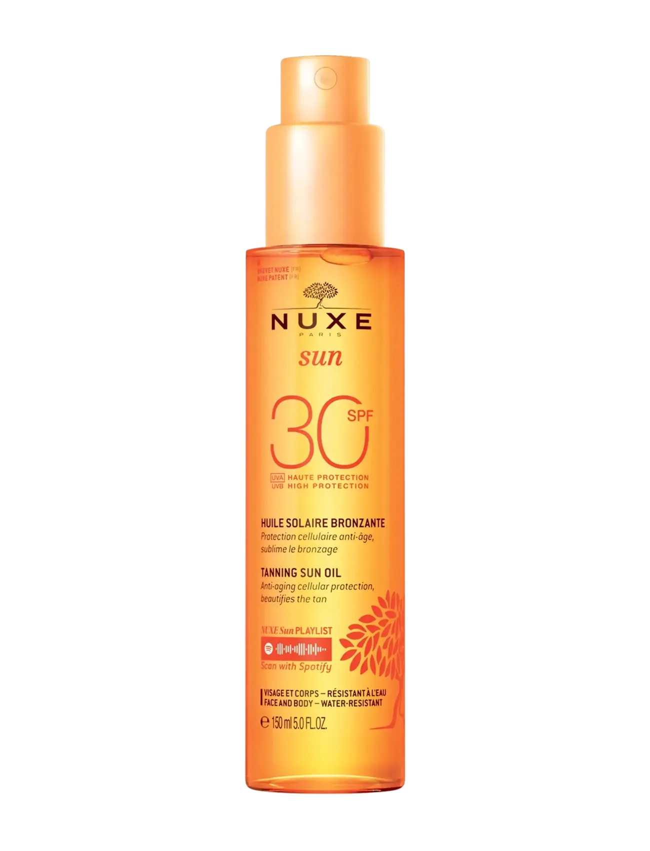 NUXE - TANNING SUN OIL SPF30 150 ML - til kroppen - clear - 0