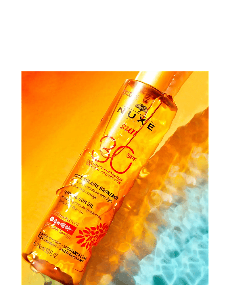NUXE - TANNING SUN OIL SPF30 150 ML - vartalolle - clear - 2