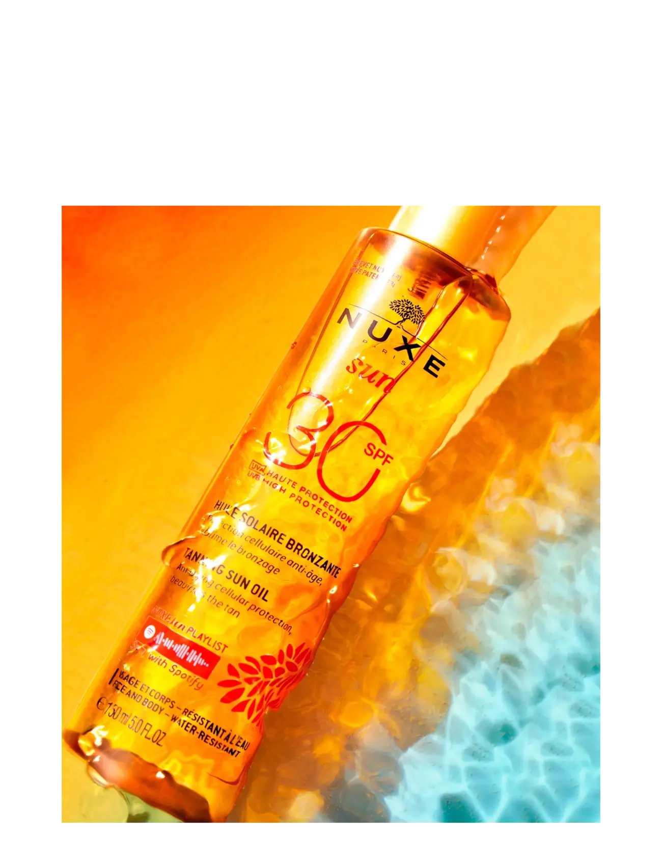 NUXE - TANNING SUN OIL SPF30 150 ML - til kroppen - clear - 1