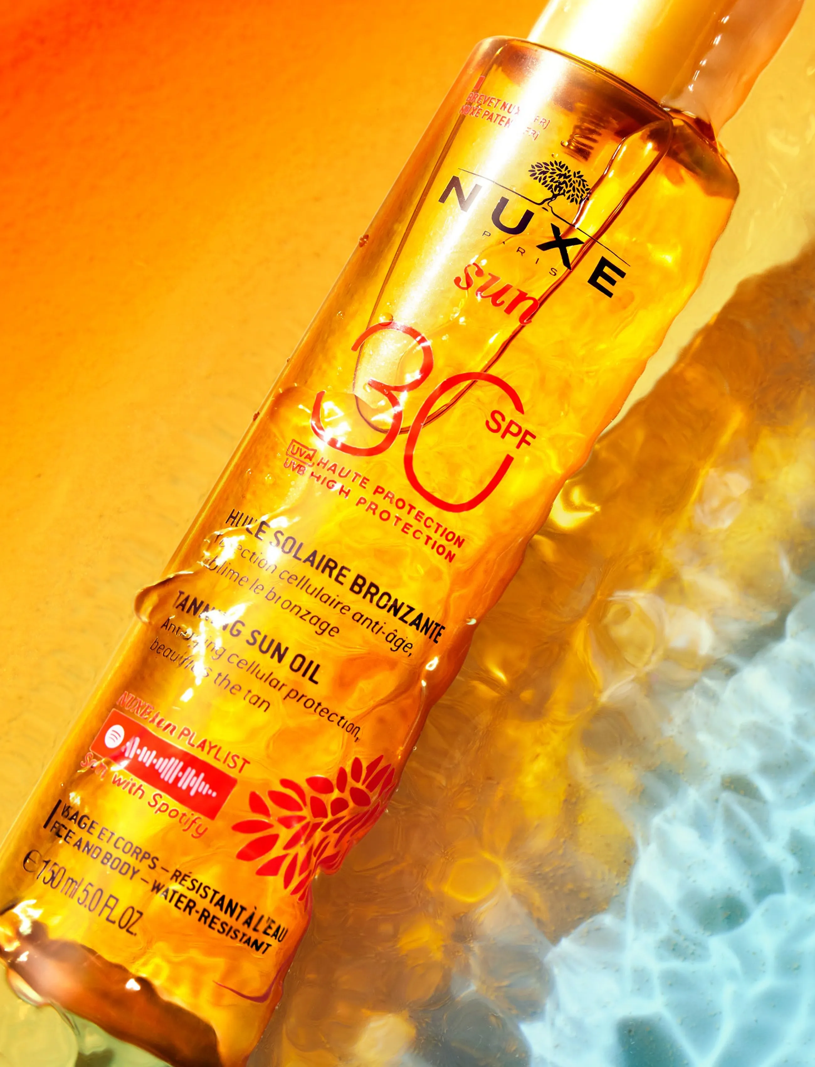 NUXE - TANNING SUN OIL SPF30 150 ML - til kroppen - clear - 3