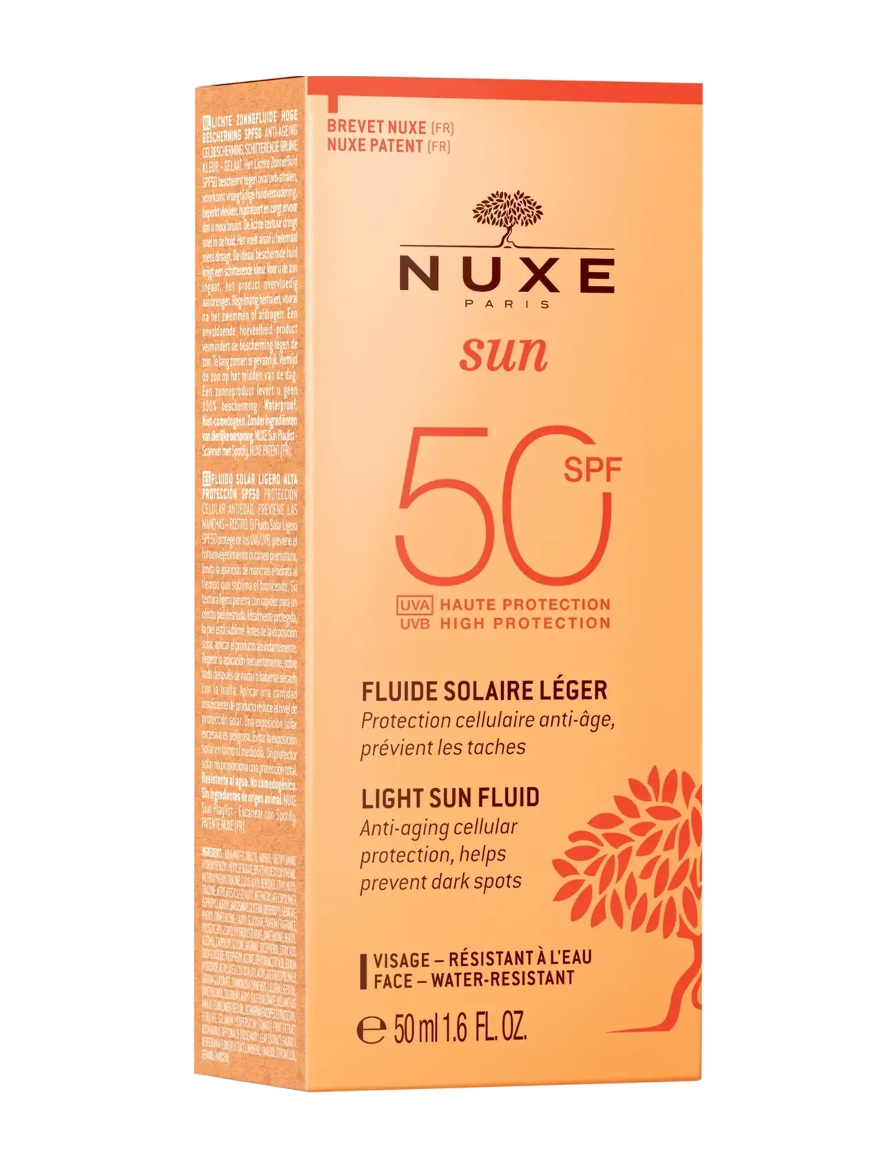 NUXE - SUN FACE FLUID SPF50 50 ML - til ansigtet - clear - 2