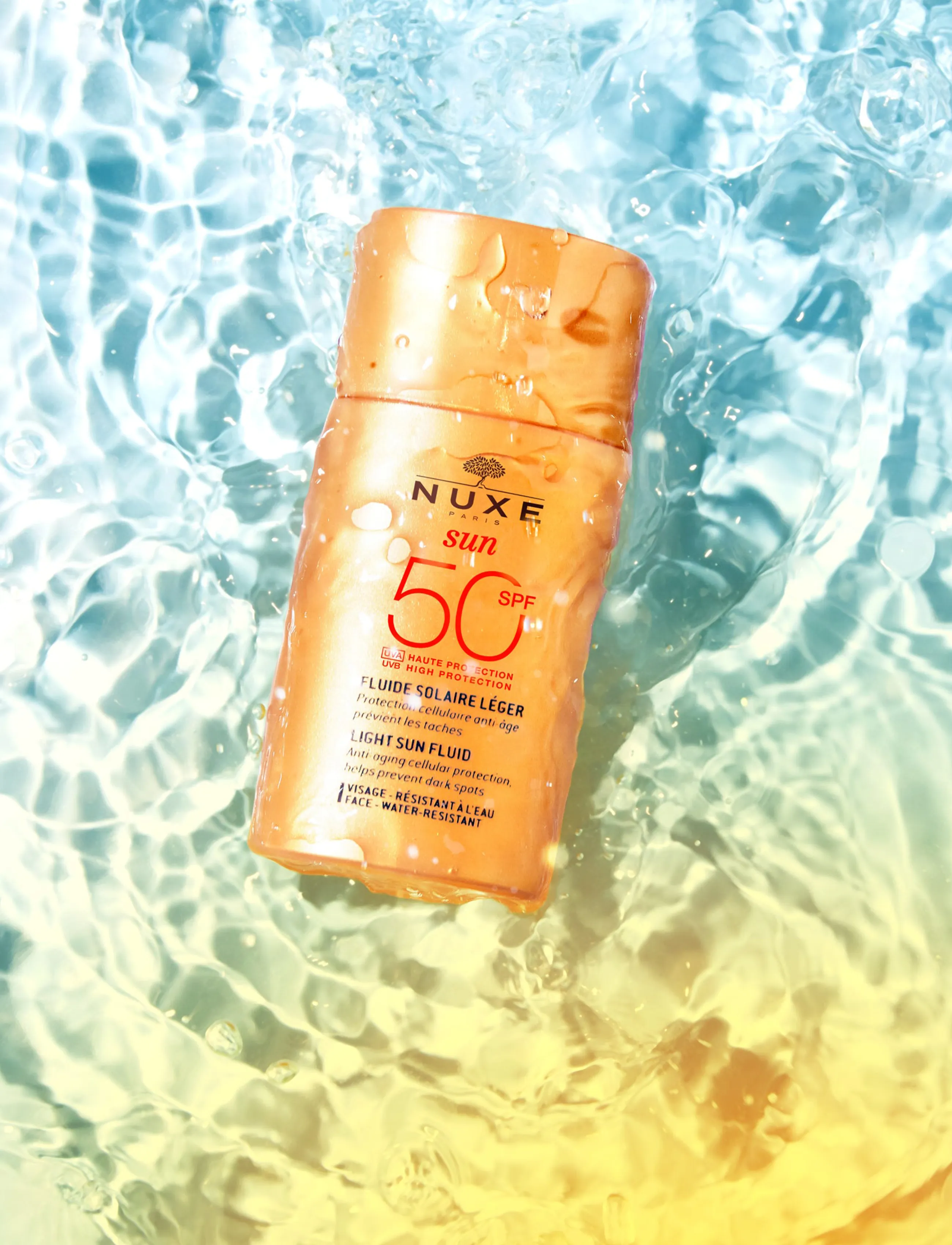 NUXE Sun Face Fluid Spf50, 50 ml, Nude, Face > Sunscreen, Herre