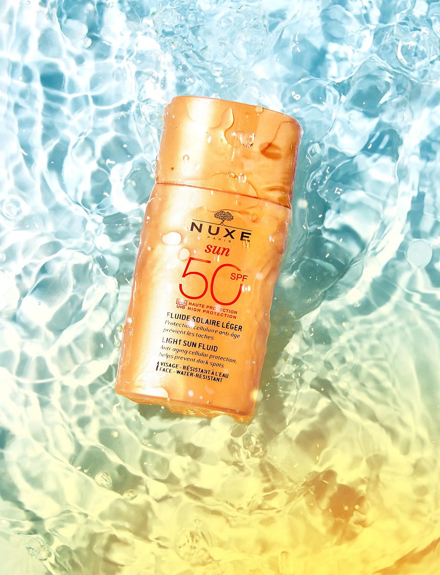 NUXE - SUN FACE FLUID SPF50 50 ML - for ansiktet - clear - 0