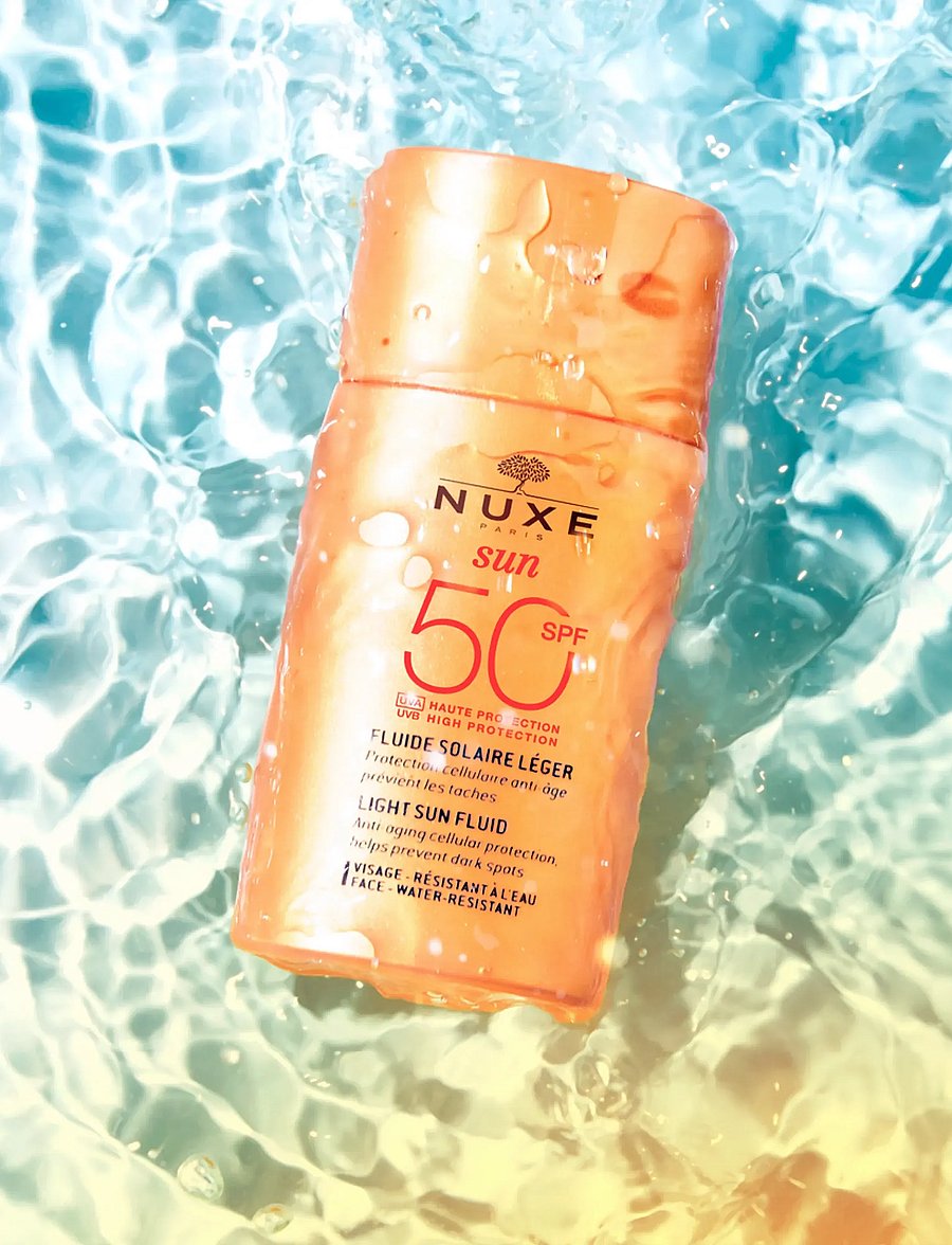NUXE - SUN FACE FLUID SPF50 50 ML - til ansigtet - clear - 0