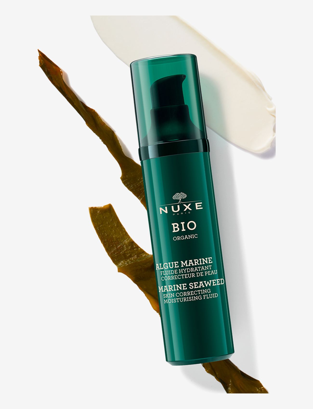 NUXE - Bio Organic Skin Correcting Moisturising Fluid 50 ml - fugtpleje - clear - 1