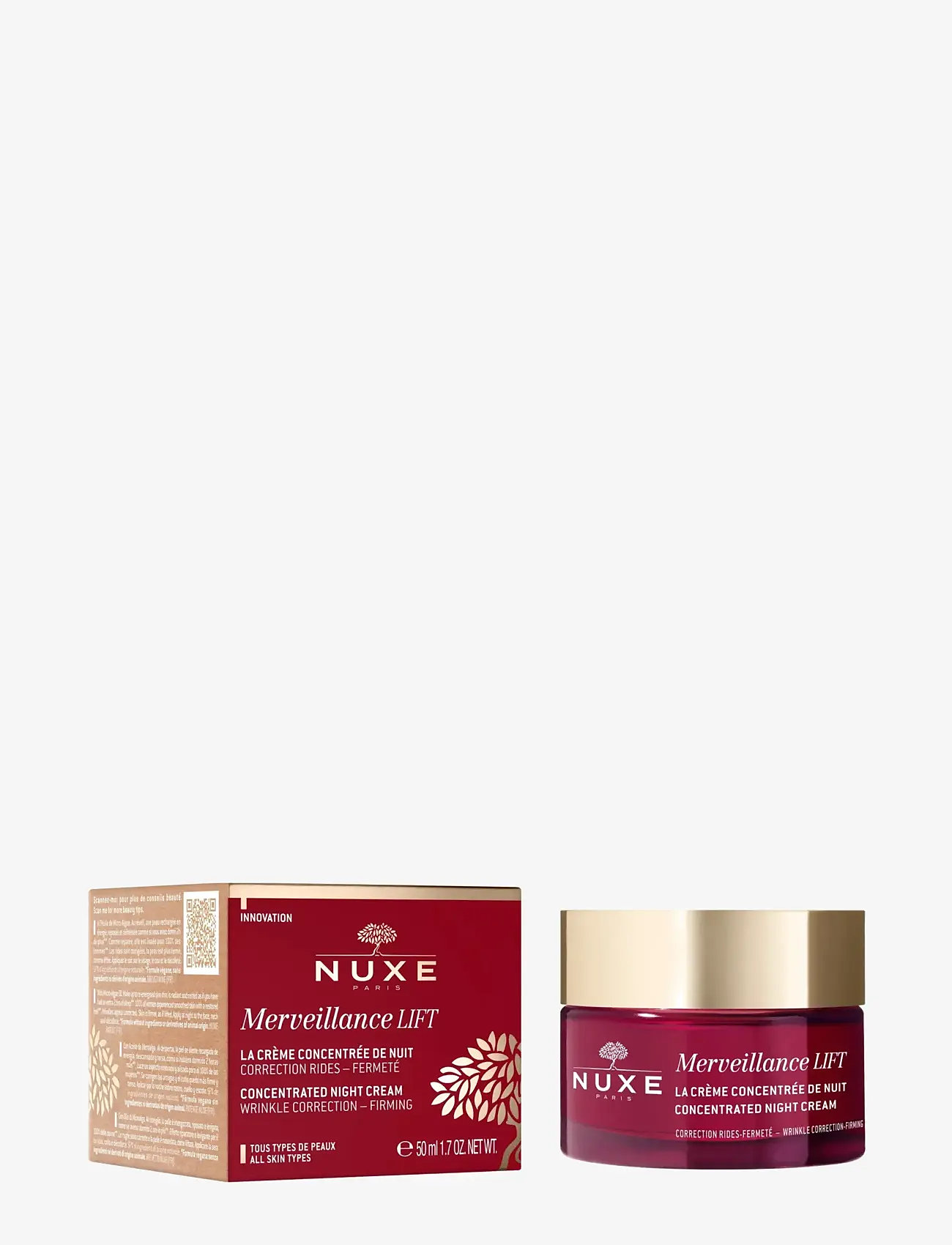 NUXE - MERVEILLANCE LIFT NIGHT CREAM 50 ML - natcremer - no color - 2