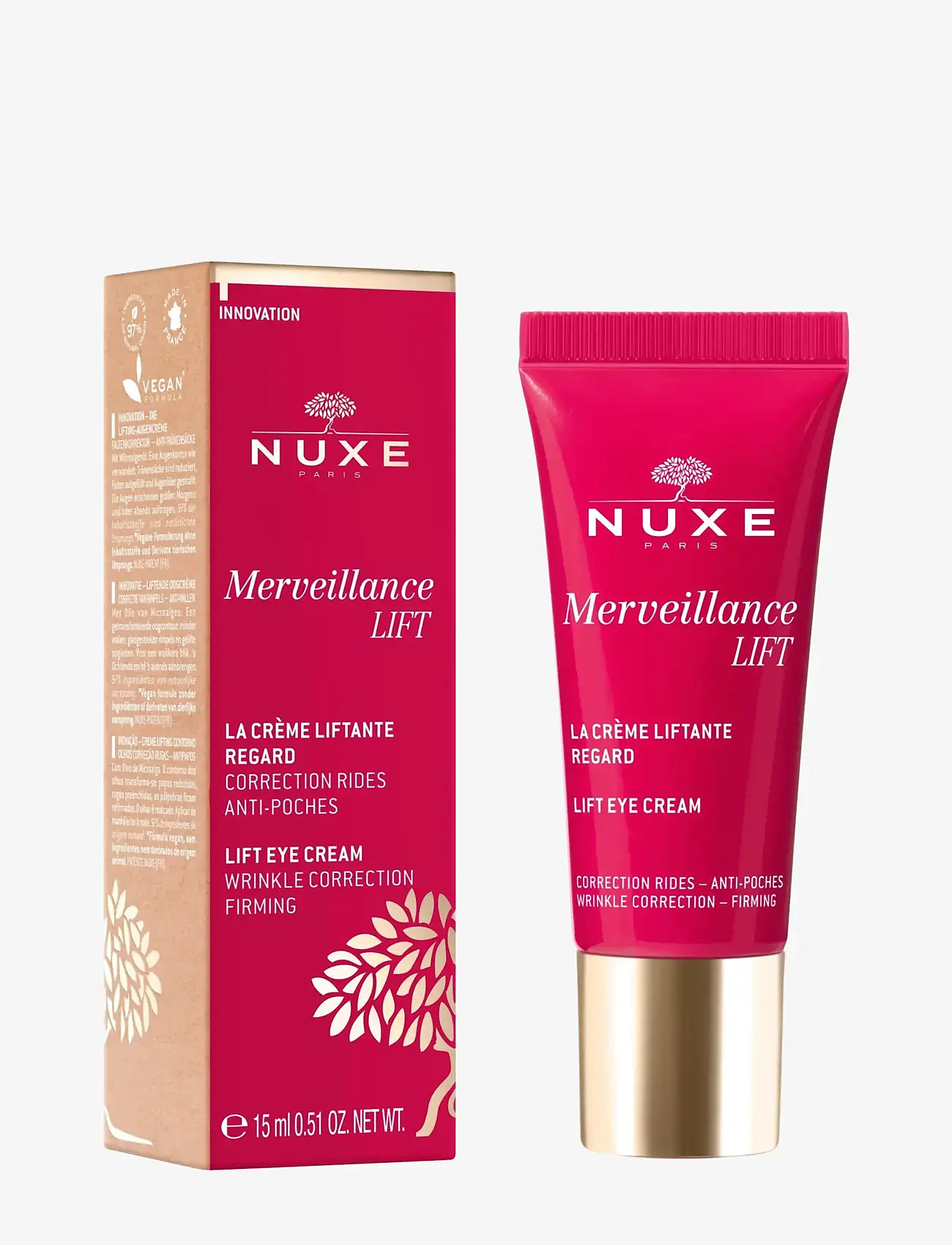 NUXE - MERVEILLANCE LIFT EYE CONTOUR CREAM 15 ML - Ögonkräm - no color - 2