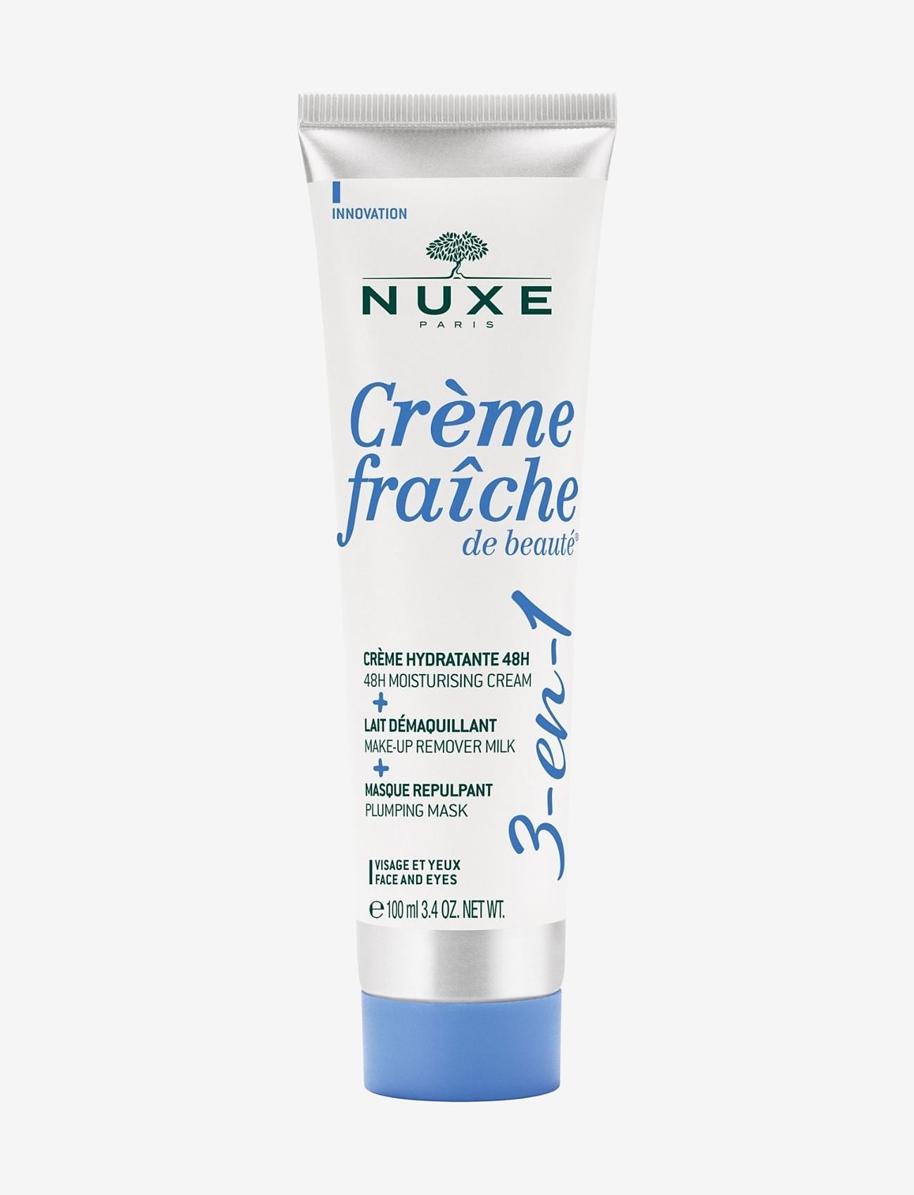 NUXE CRÈME FRAÎCHE® 3-in-1 FACE CREAM, CLEANSER & MASK 100 ML - NUXE - CLEAR / undefined