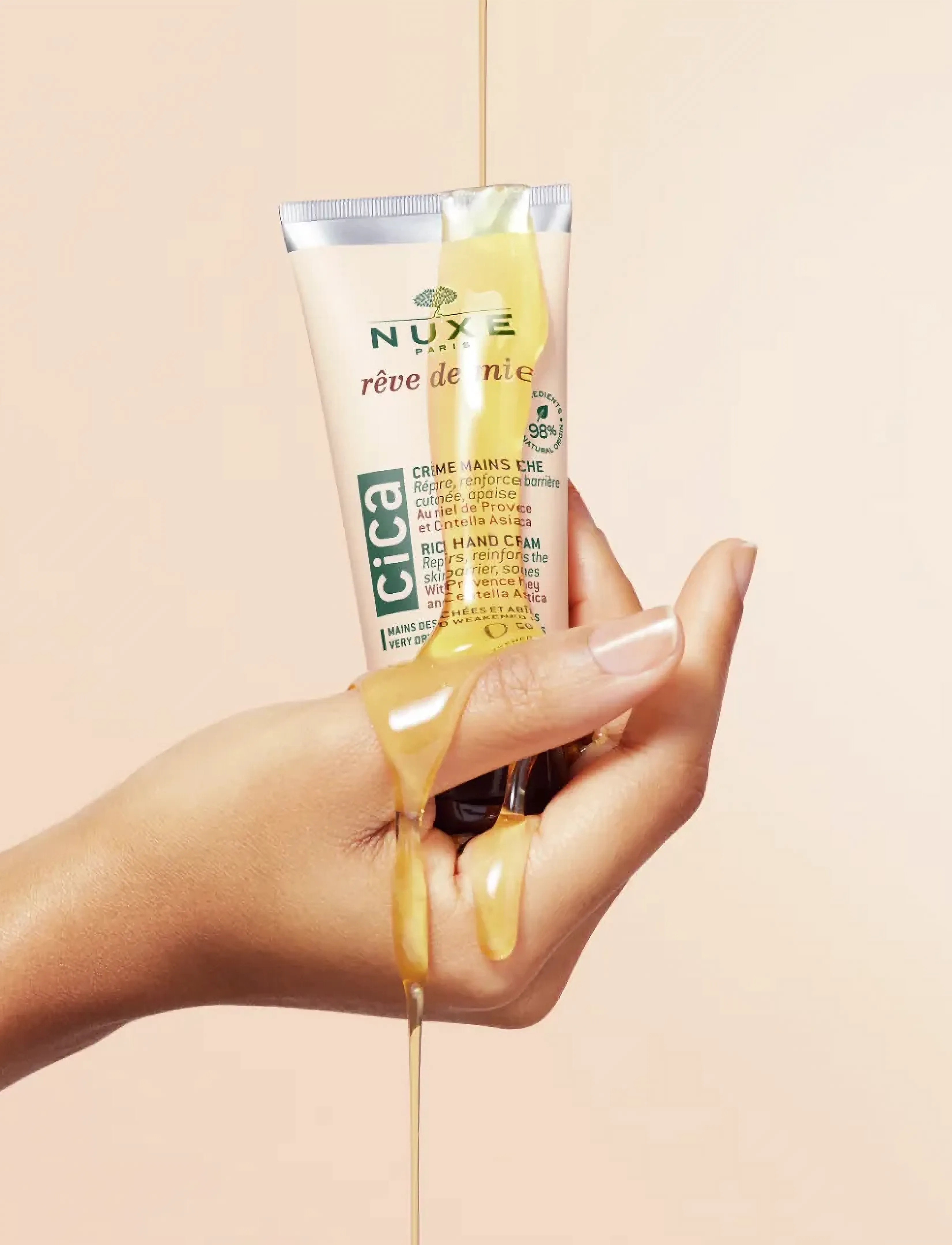 NUXE - CICA HAND CREAM 50 ML - käsi- & jalkavoiteet - clear - 2