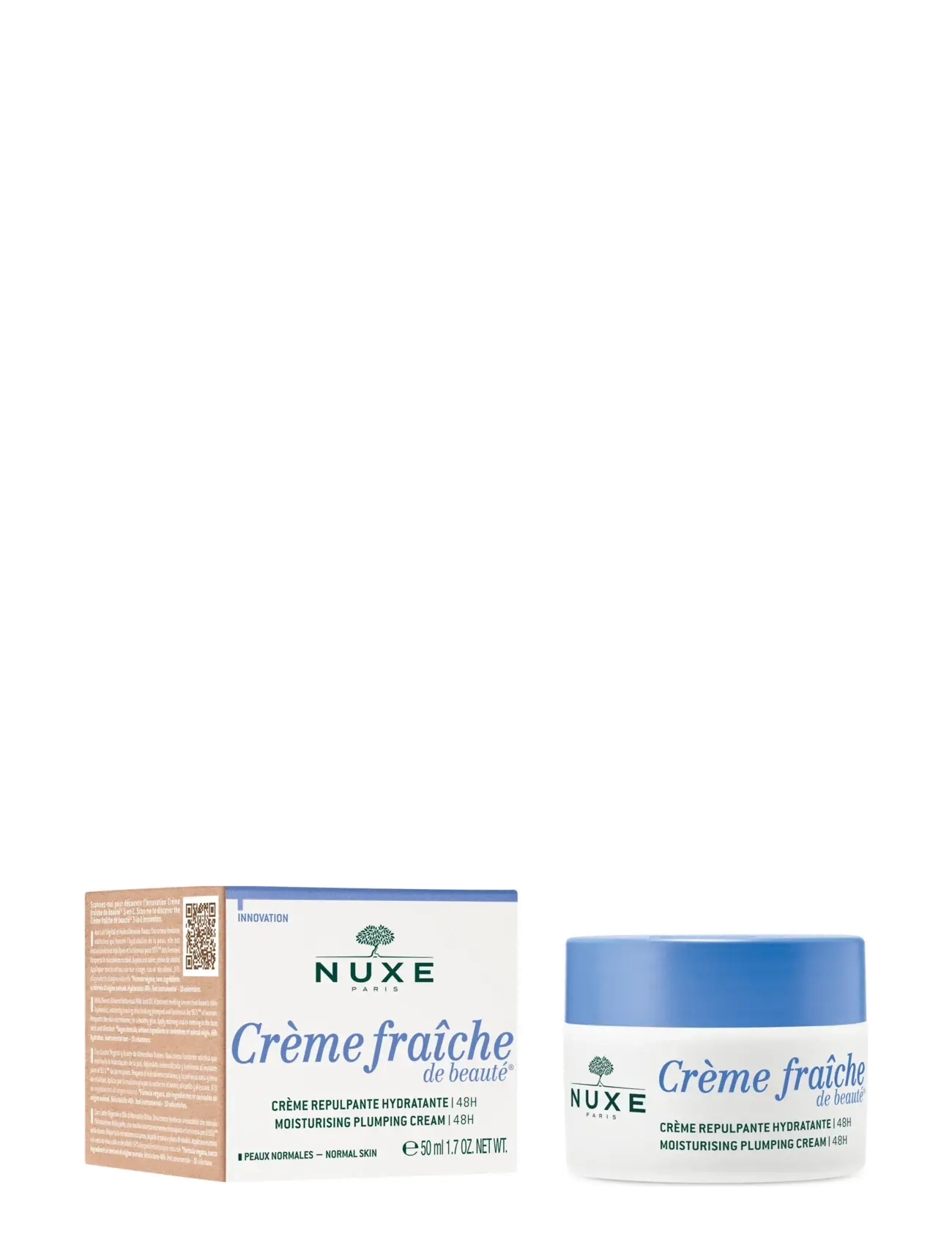 NUXE - CRÈME FRAÎCHE® MOISTURISING PLUMPING CREAM 48 HRS 50 ML - fugtpleje - clear - 1
