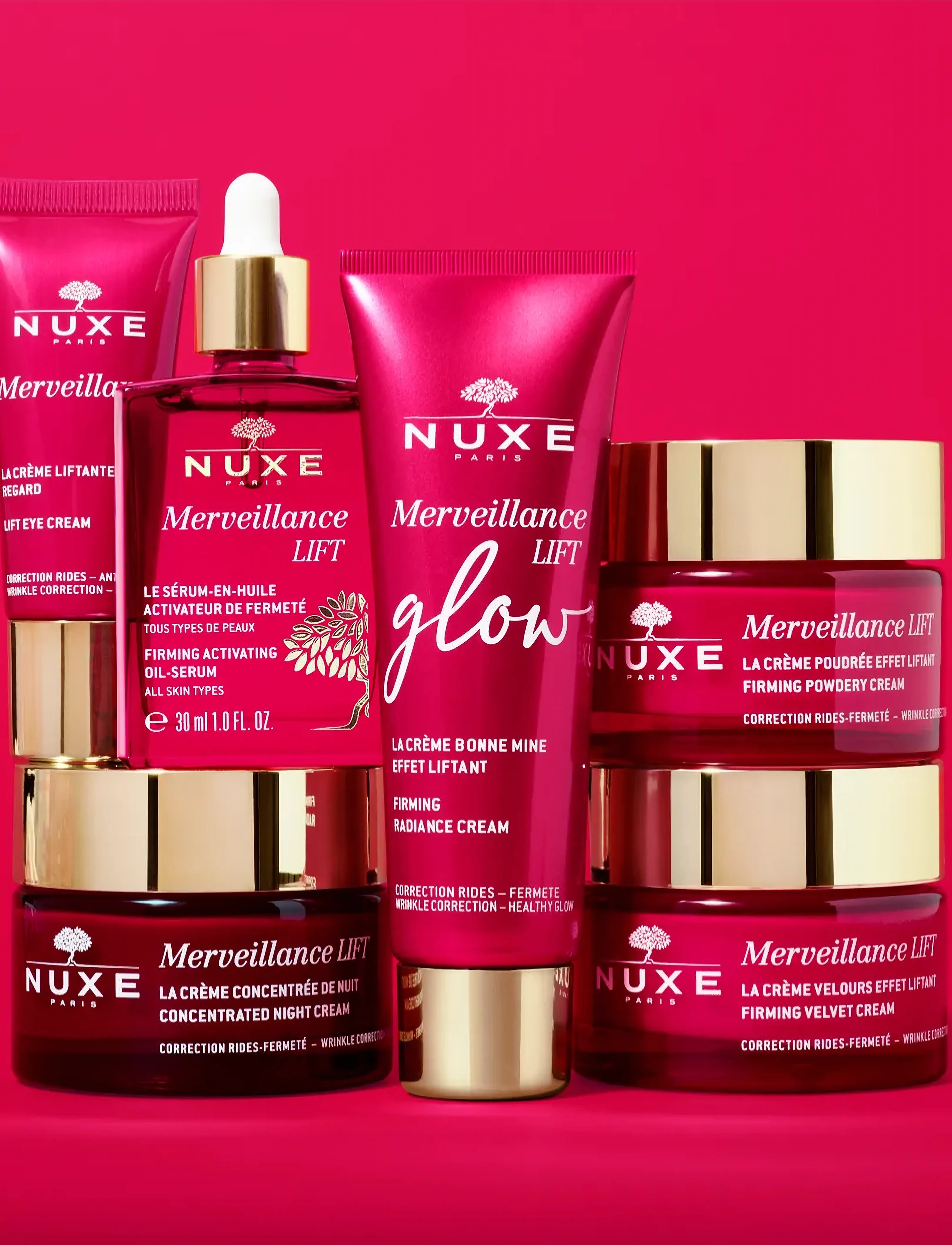 NUXE - MERVEILLANCE LIFT GLOW FIRMING CREAM 50 ML - dagcremer - clear - 3