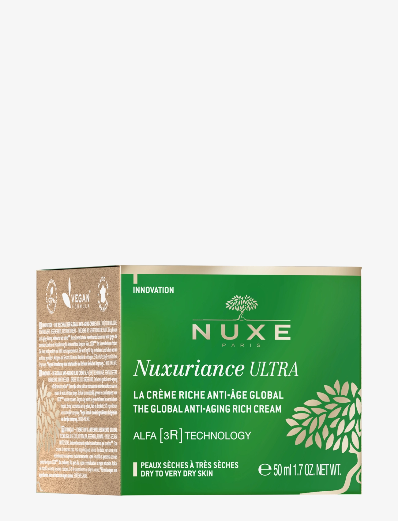 NUXE - NUXURIANCE ULTRA - RICH DAY CREAM - DRY SKIN 50 ML - dagcremer - clear - 2