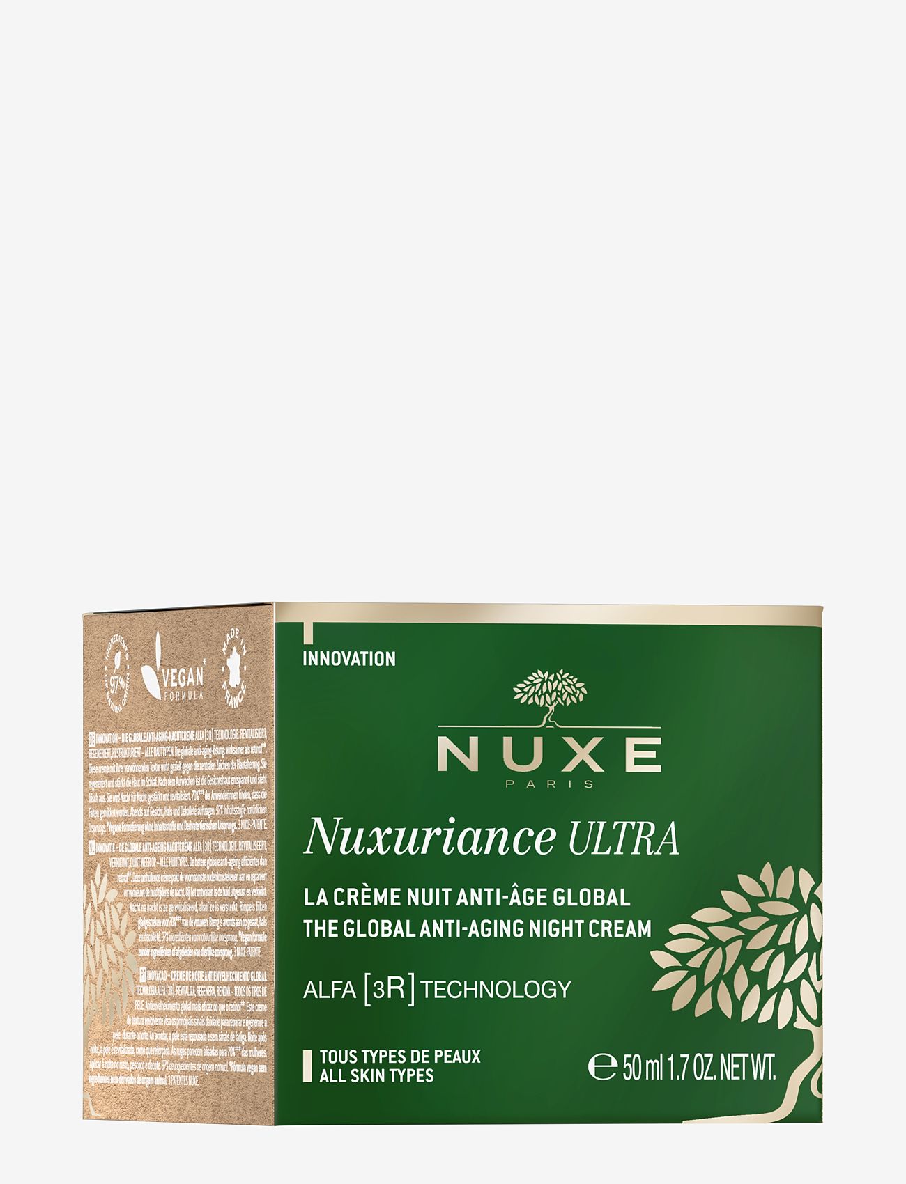 NUXE - NUXURIANCE ULTRA - NIGHT CREAM 50 ML - natcremer - clear - 2