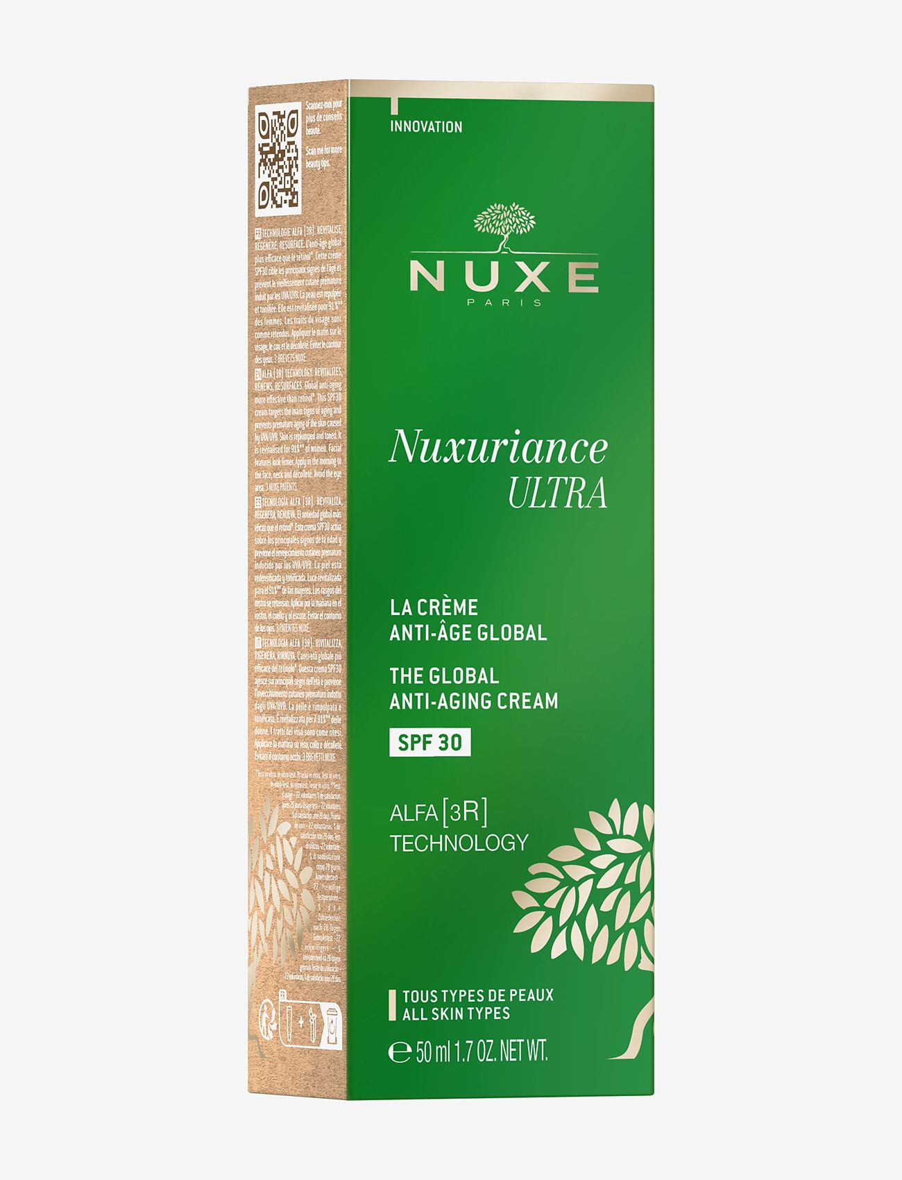 NUXE - NUXURIANCE ULTRA - SPF30 DAY CREAM 50 ML - fugtpleje - clear - 3
