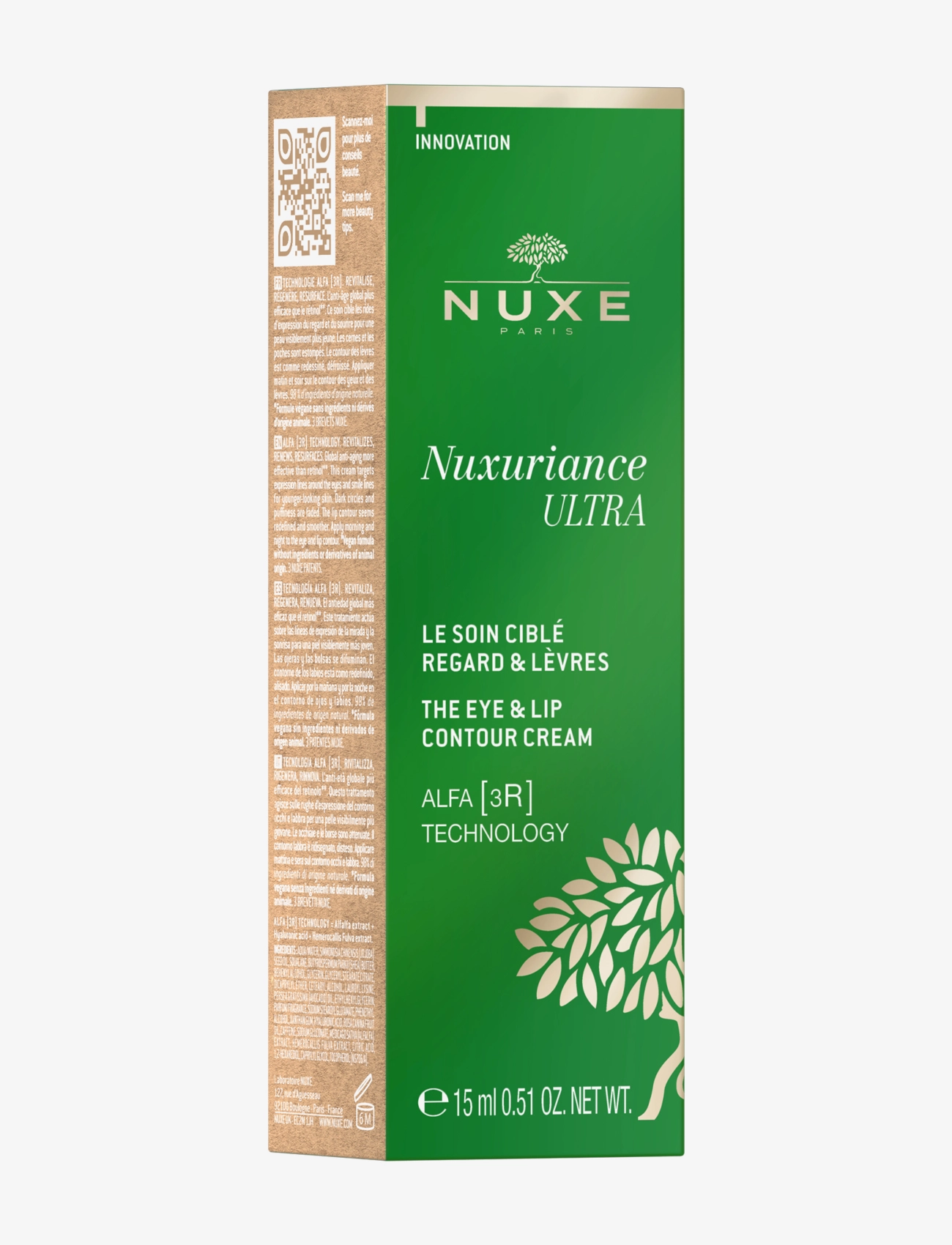 NUXE - NUXURIANCE ULTRA - EYE & LIPS CONTOUR 15 ML - Øjencremer - clear - 3