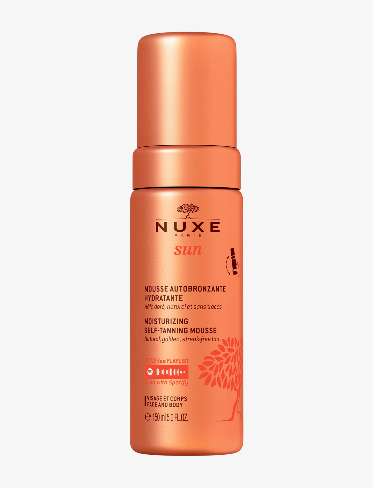 NUXE SUN MOISTURIZING SELF-TANNING MOUSSE 150ML - Selvbrunere - CLEAR / undefined