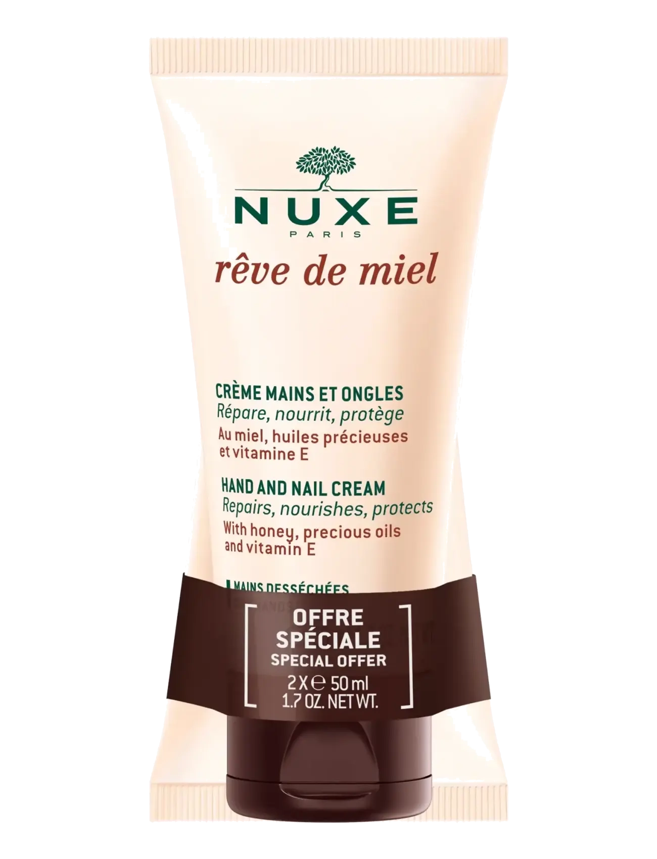 NUXE Hand Cream Duopack, Rêve De Miel, Hand Creme, Nude, Str: ONE SIZE