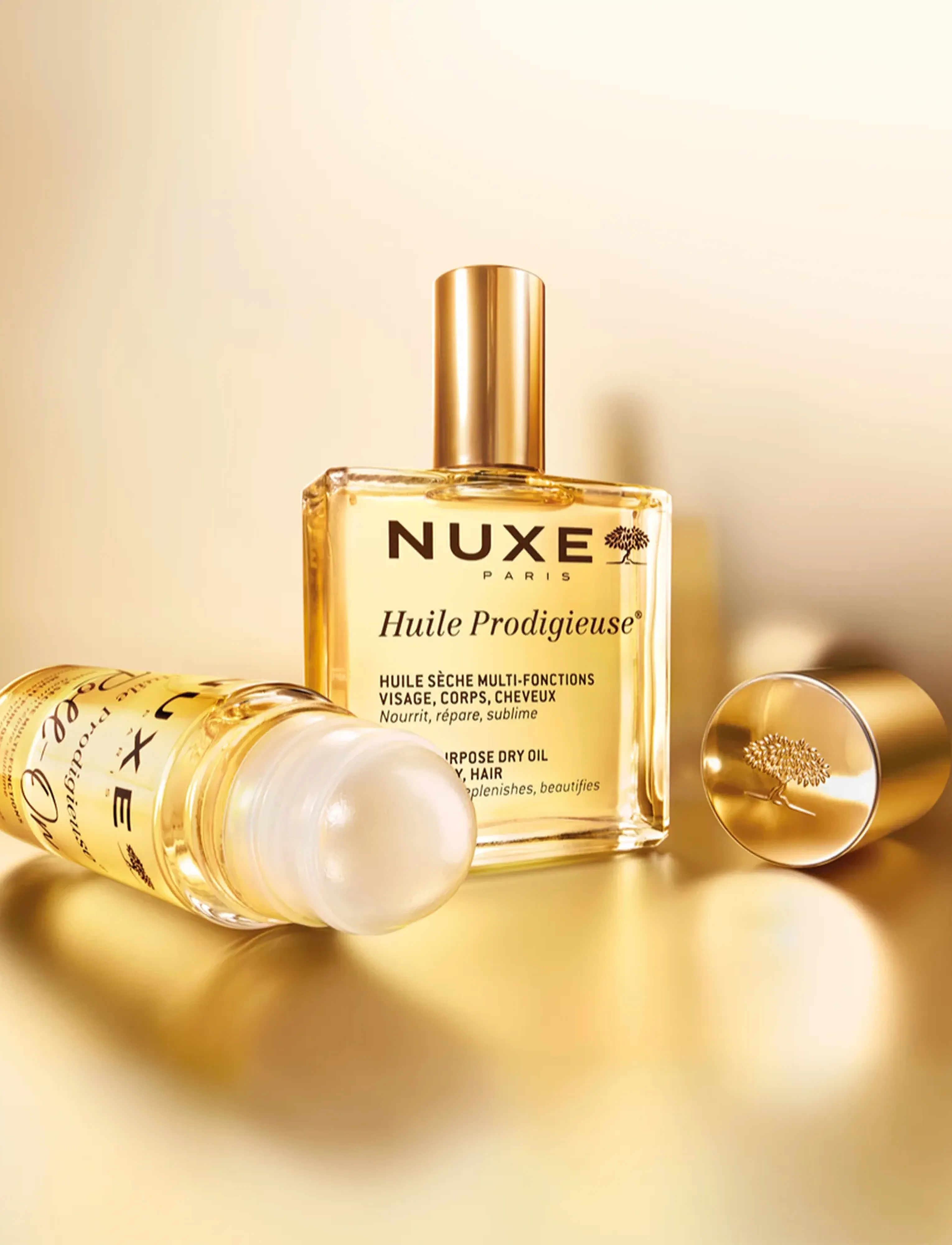 NUXE - HUILE PRODIGIEUSE ROLL-ON 60 ML - ferðastærðir og -sett - clear - 4
