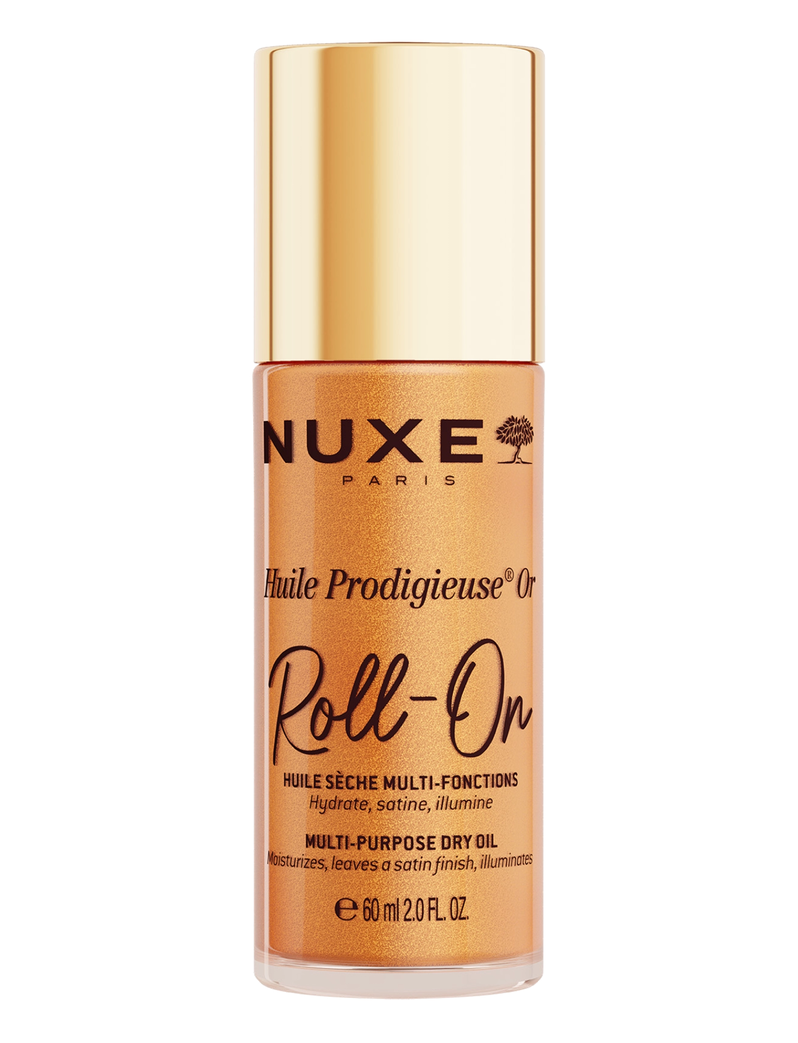 NUXE Dry Oil Roll-On, Huile Prodigieuse , Roll-on, Nude, Str: 60 ML