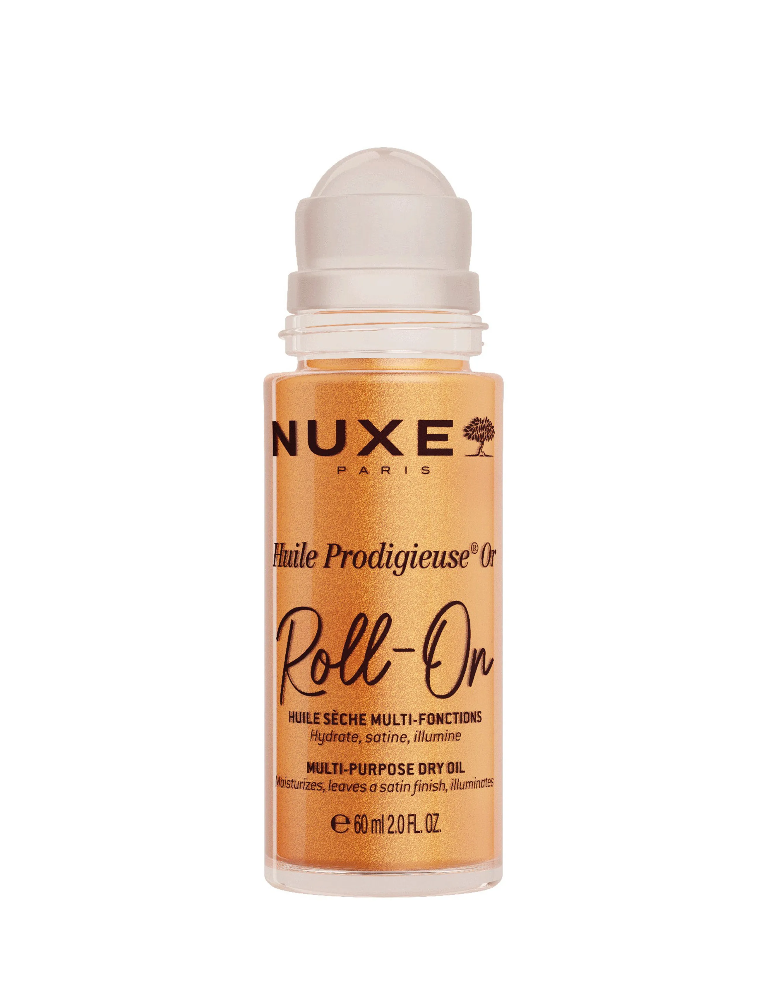 NUXE Dry Oil Roll-On, Huile Prodigieuse , 60 ml, Nude, Deodoranter > Roll-On, Dame