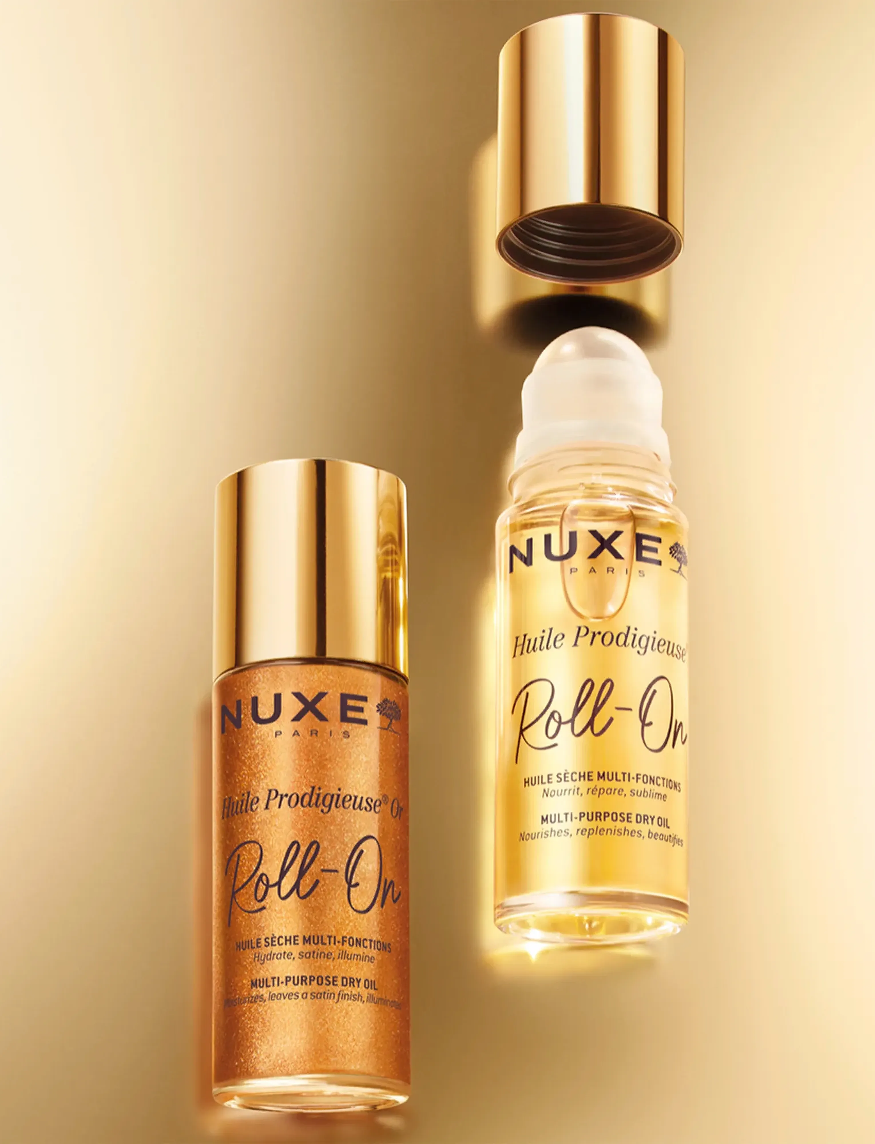 NUXE - HUILE PRODIGIEUSE OR ROLL-ON 60 ML - reisestørrelser og kits - clear - 4