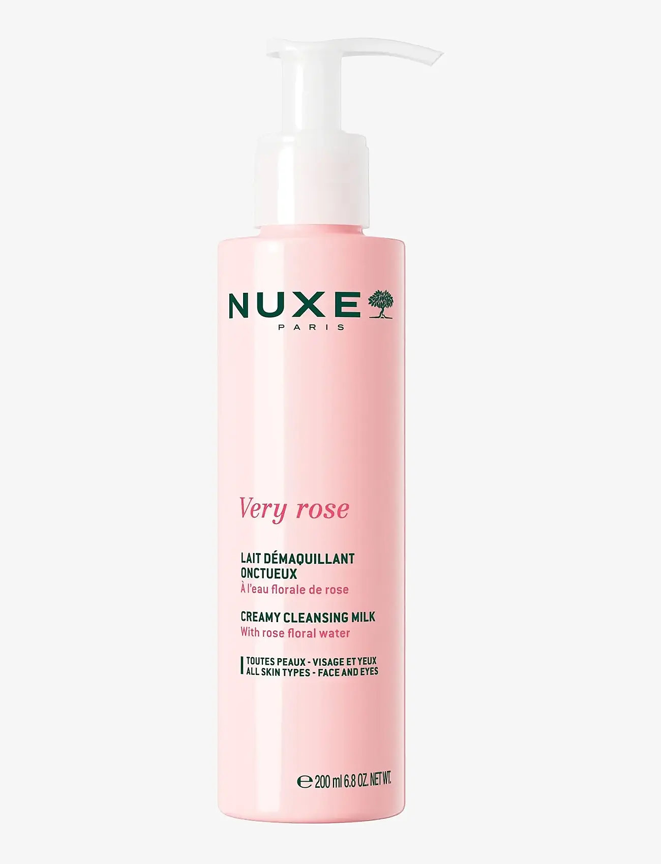 NUXE - VERY ROSE CLEANSING MILK 200 ML - rengöringsmjölk - clear - 0