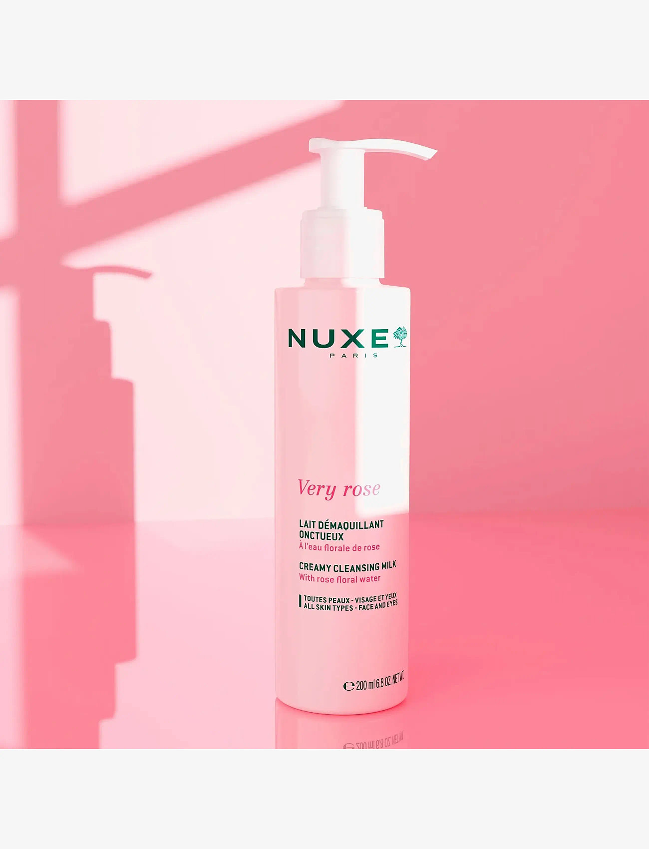 NUXE - VERY ROSE CLEANSING MILK 200 ML - rengöringsmjölk - clear - 1