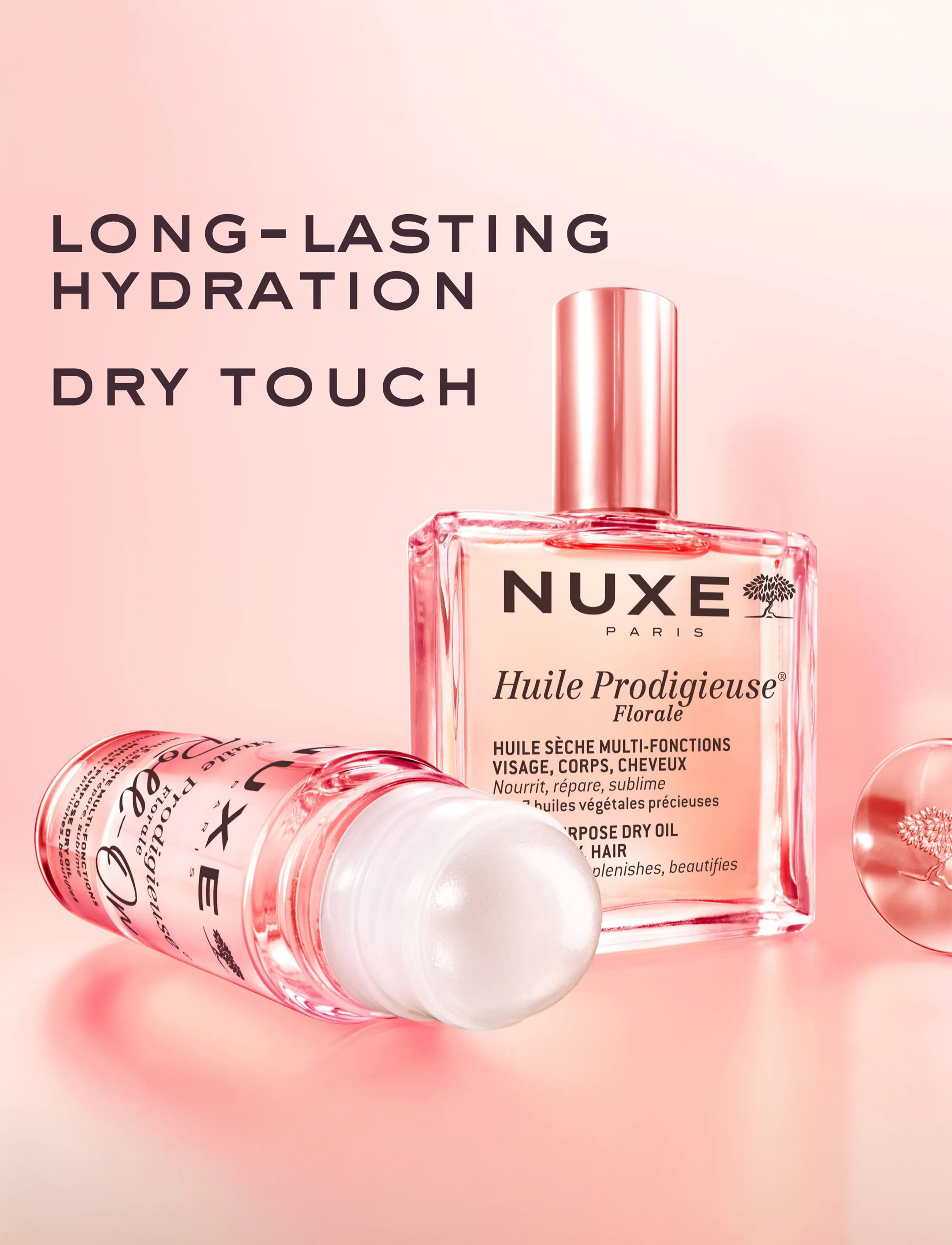 NUXE - Florale Dry Oil Roll-On, Huile Prodigieuse® - rejsestørrelser & kits  - clear - 4