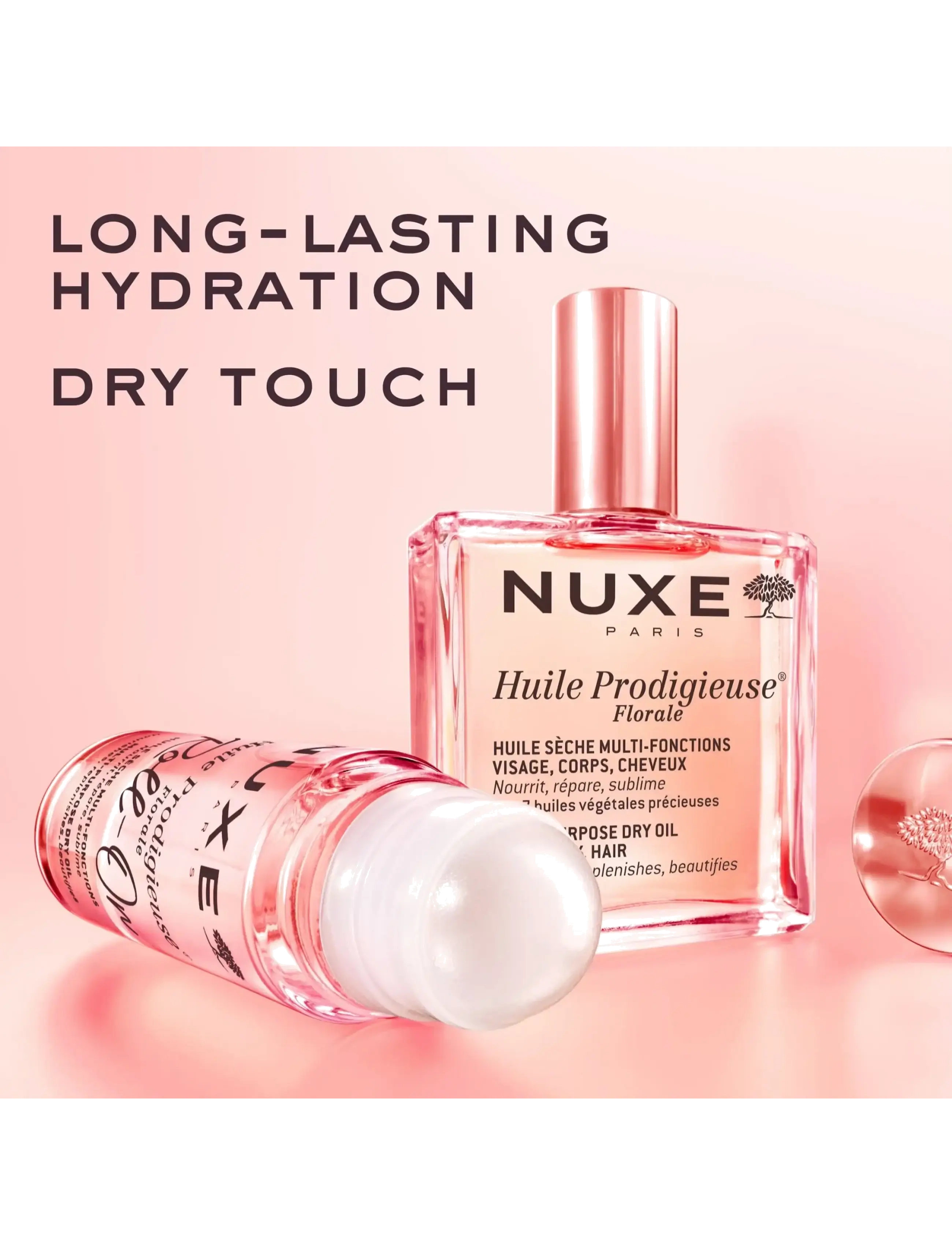 NUXE - Florale Dry Oil Roll-On, Huile Prodigieuse® - resestorlekar & kits - clear - 3
