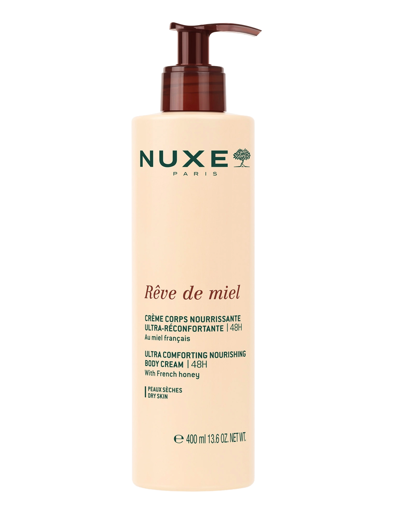NUXE Ultra-Comforting Body Cream, Rêve De Miel , Kropscreme, Nude, Str: 400 ml