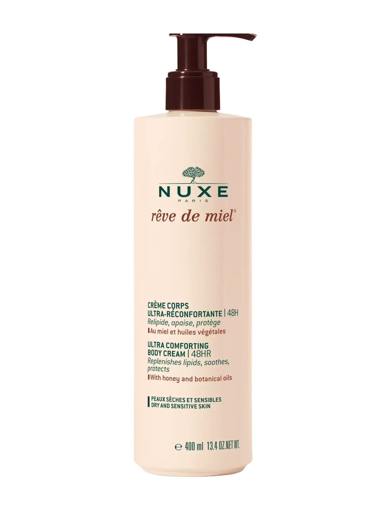 NUXE COMFORTING BODY CREAM 400 ML - Kropspleje - CLEAR / undefined