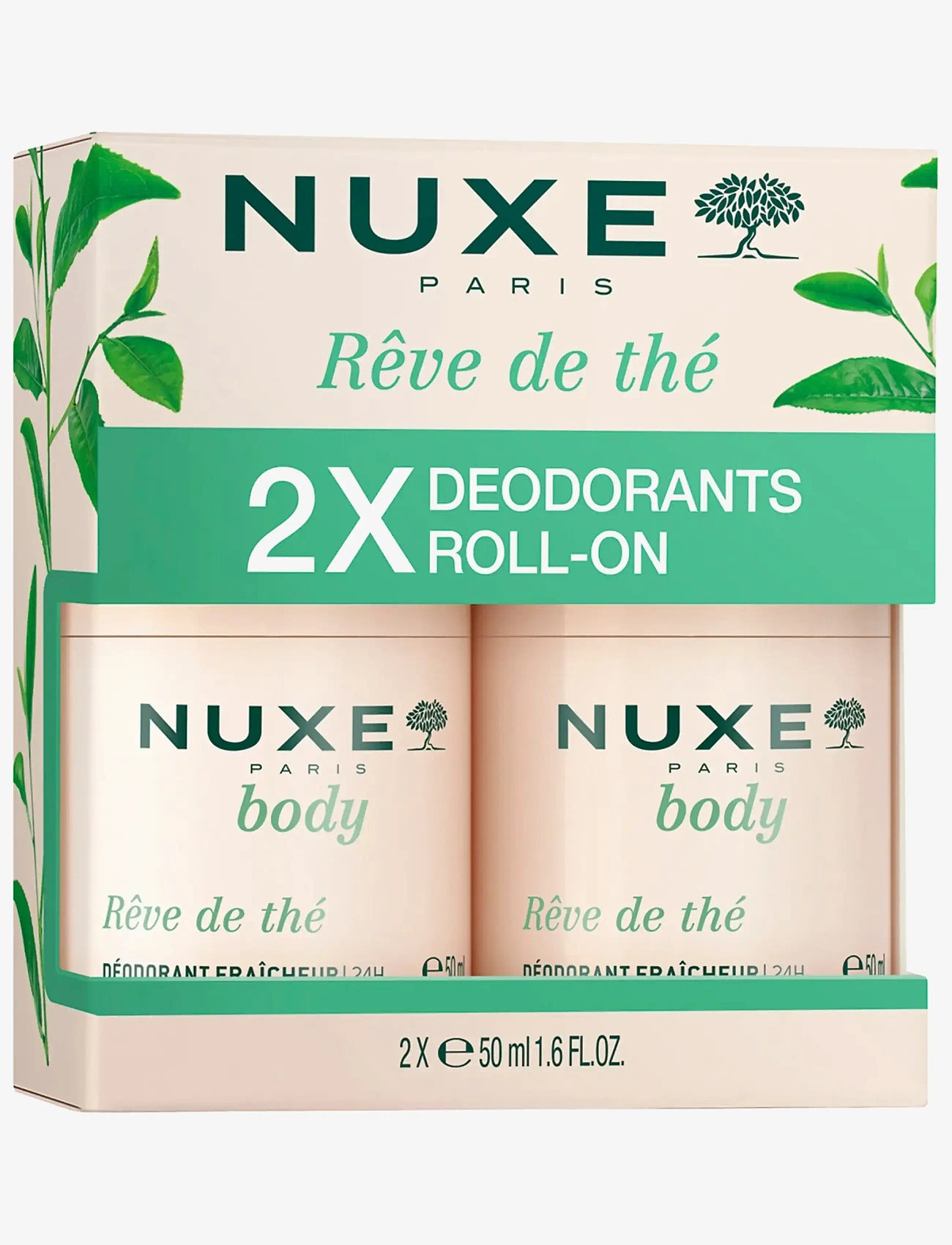 NUXE - RDT DEO ROLL ON DUOPACK 2 X 50 ML - deo roll-on - neutral - 0