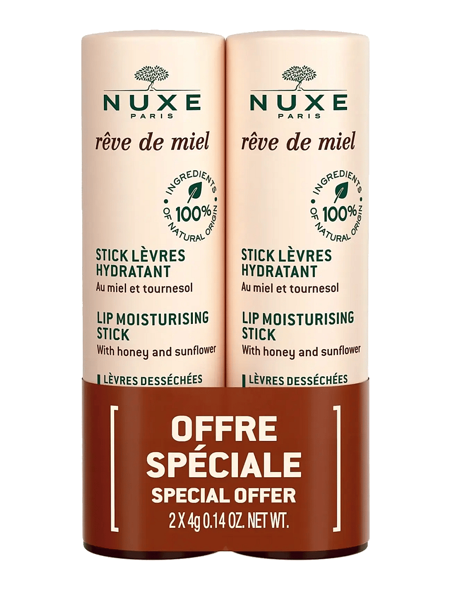 NUXE - Lip Stick Duopack, Rêve de Miel - läppbalsam - clear - 1