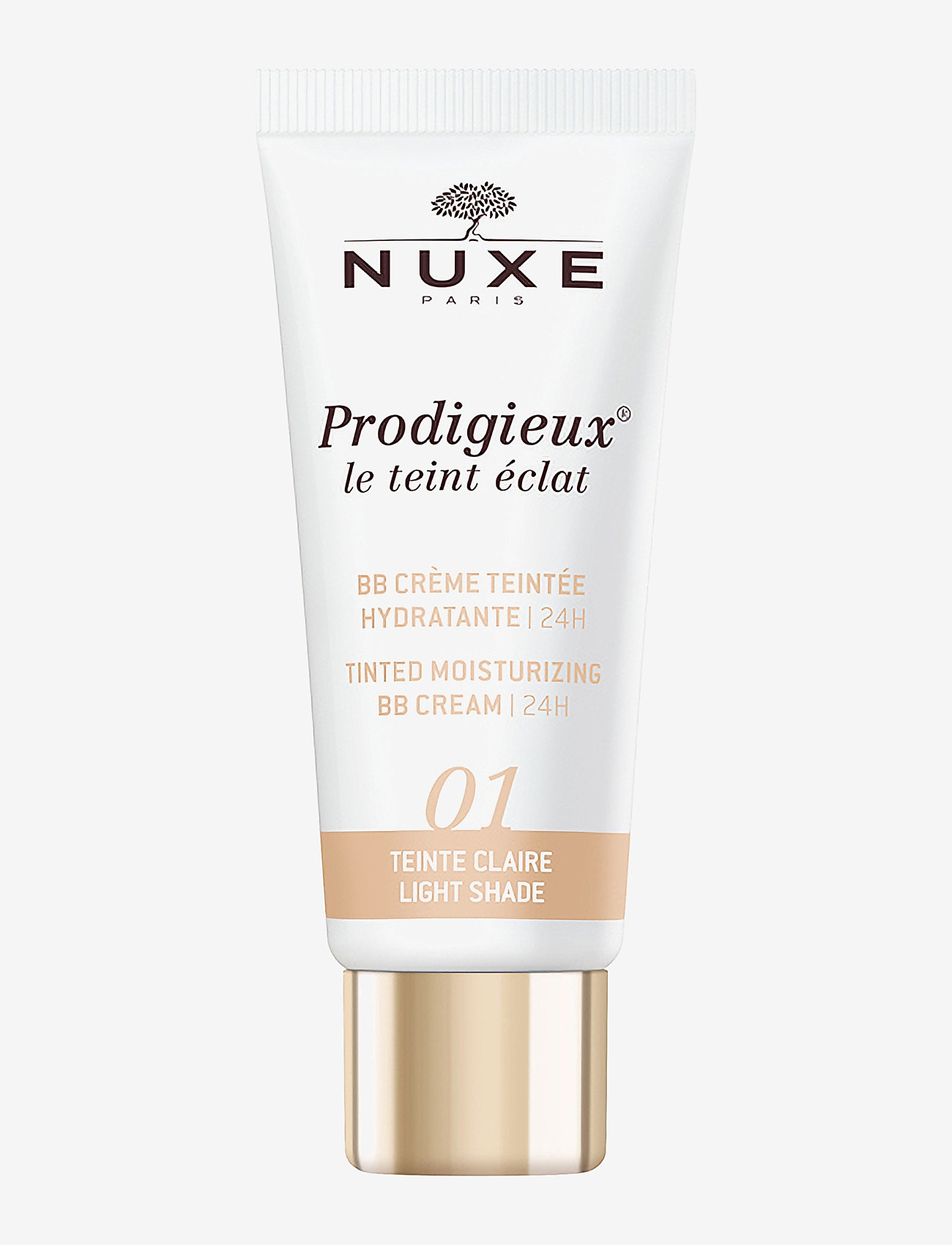 NUXE - PRODIGIEUX® BB CREAM | 24H - LIGHT 30 ML - smink - beige - 0