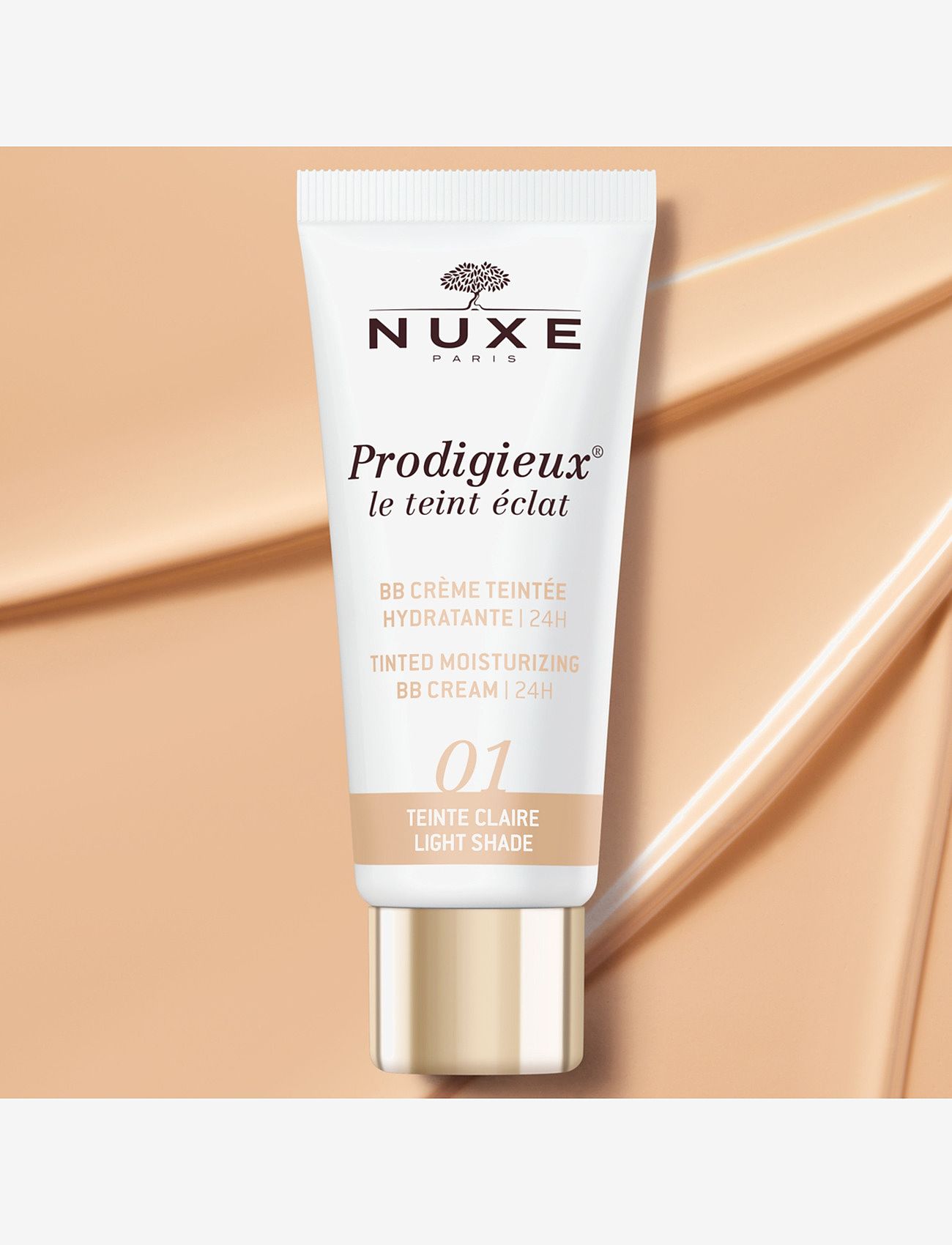 NUXE - PRODIGIEUX® BB CREAM | 24H - LIGHT 30 ML - smink - beige - 2