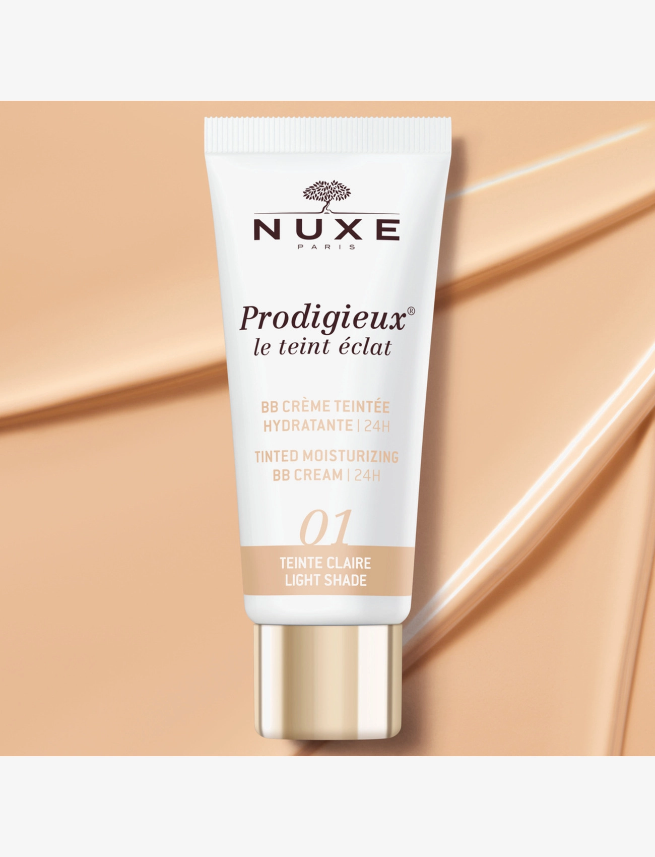 NUXE - PRODIGIEUX® BB CREAM | 24H - LIGHT 30 ML - makeup - beige - 2