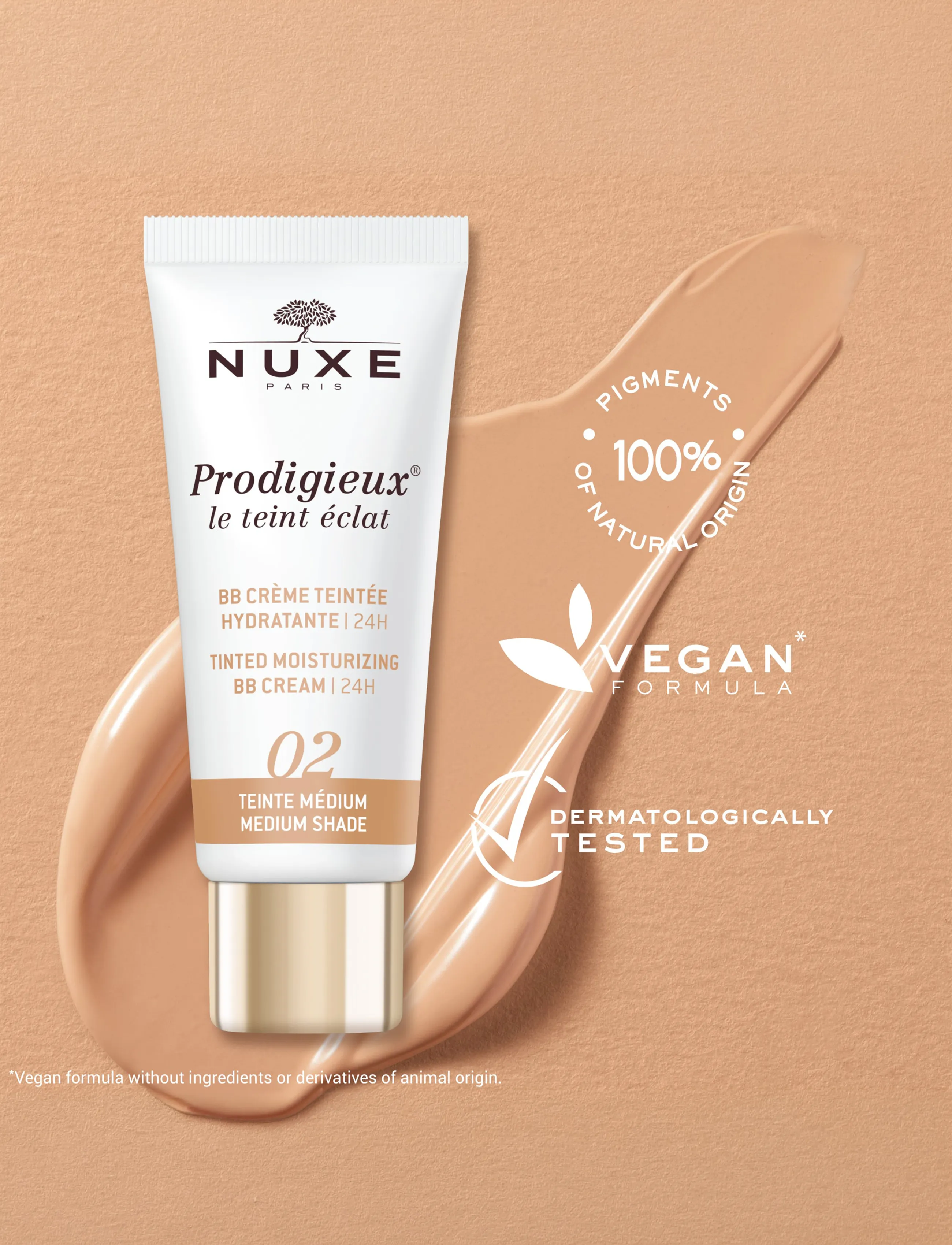NUXE - BB Cream 24H – Medium Shade, Prodigieux® - makeup - clear - 2