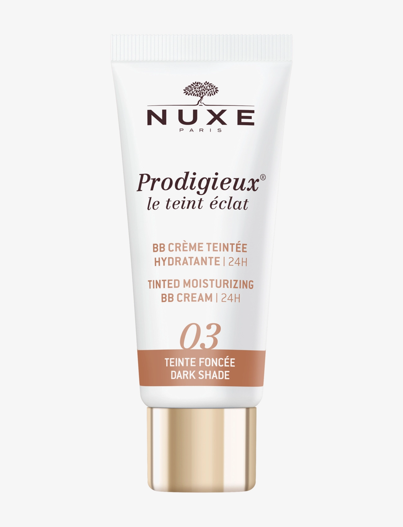 NUXE PRODIGIEUX® BB CREAM | 24H - DARK 30 ML - NUXE - BROWN / clear