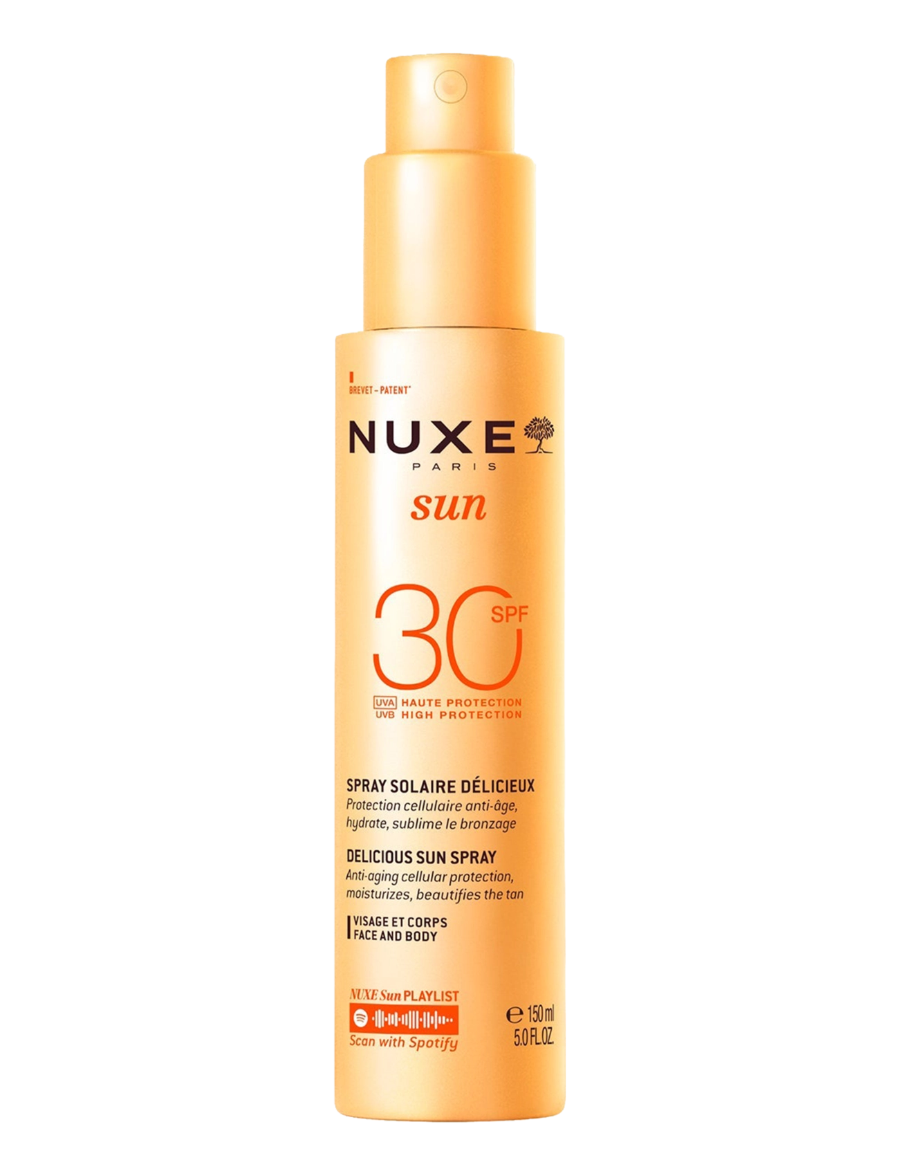 NUXE Sun Face & Body Spray Spf30, Body, Nude, Str: 150 ml
