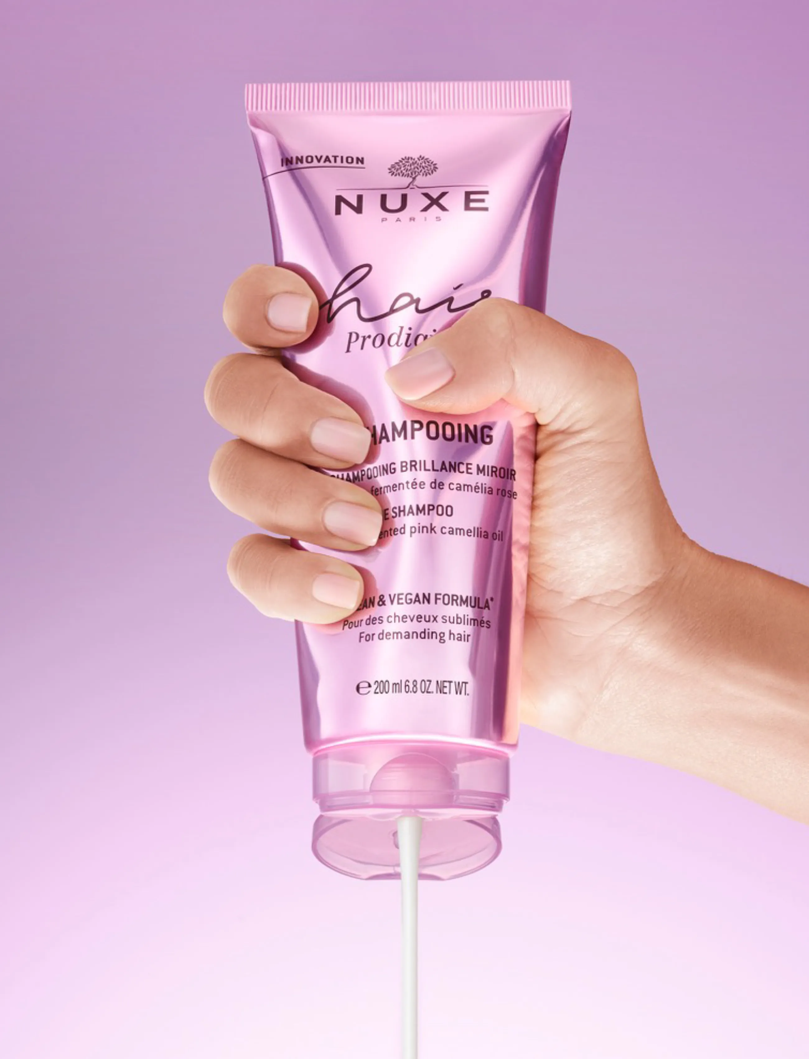 NUXE - HIGH SHINE SHAMPOO 50 ML - hår - clear - 3