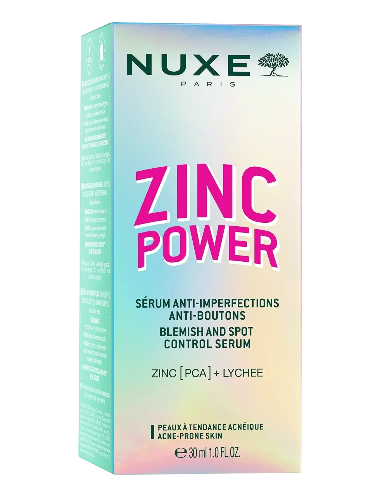 NUXE - ZINC POWER BLEMISH AND SPOT CONTROL SERUM 30 ML - serum - clear - 3