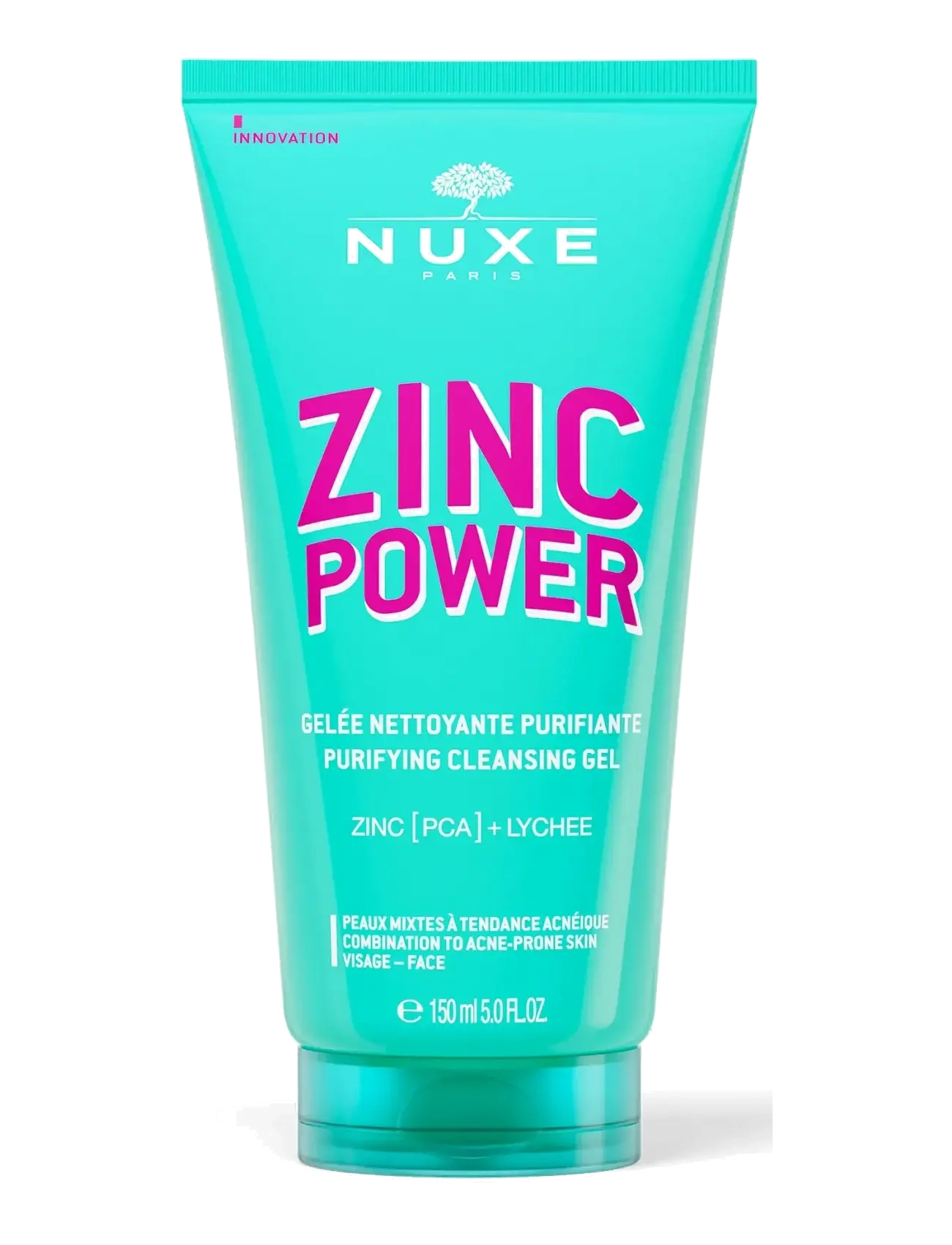 NUXE Purifying Cleansing Gel, Zinc Power, Ansigtsvask & Rensemiddel, Nude, Str: 150 ML