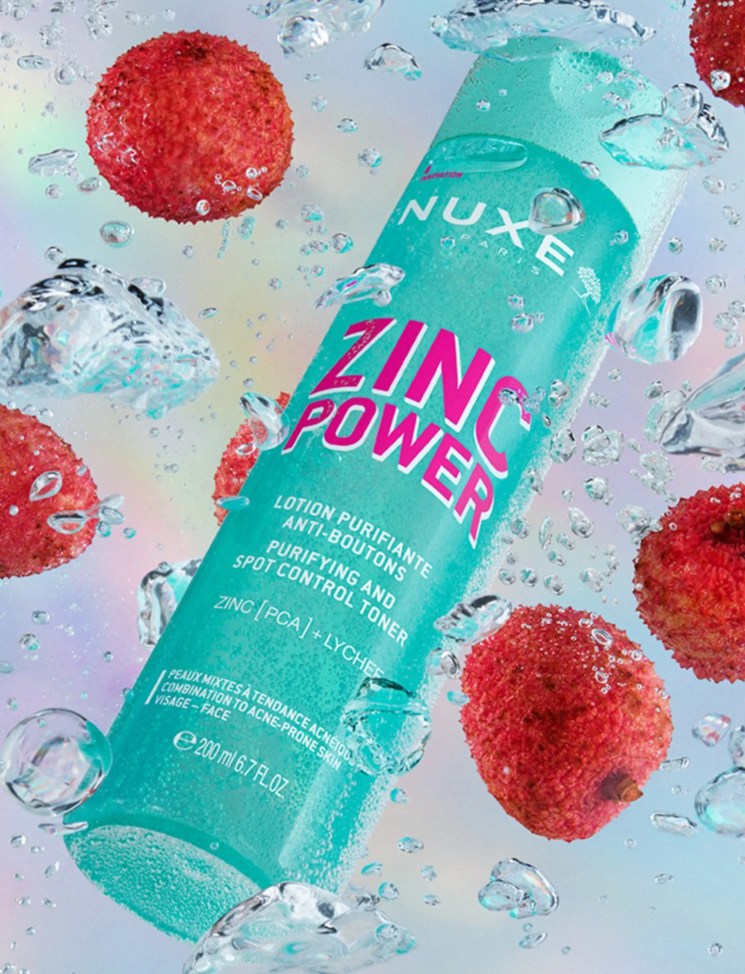 NUXE Purifying And Spot Control Toner, Zinc Power, 200 ml, Nude, Tonere > Hydrerende Tonere, Dame