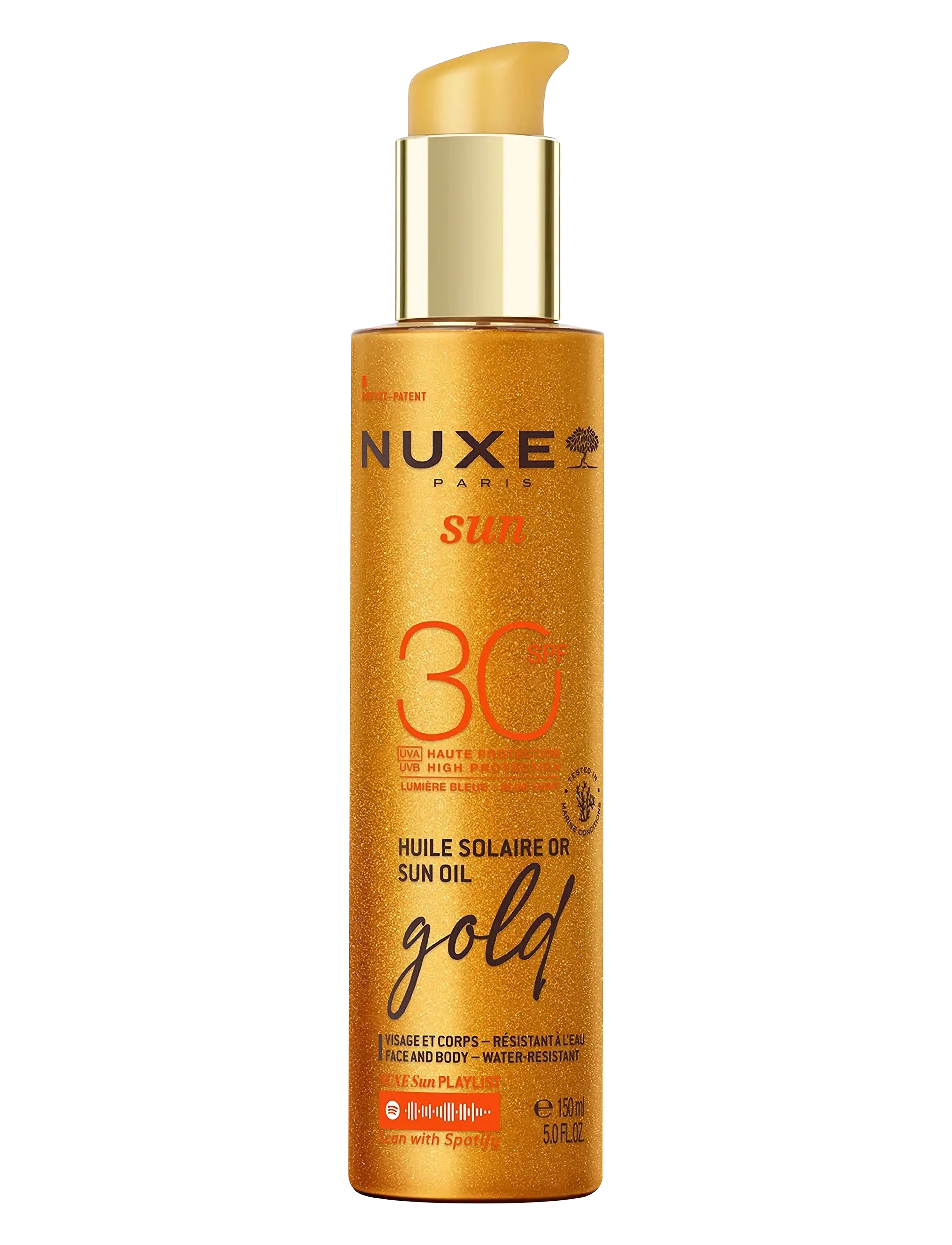 NUXE SUN TANNING OIL GOLD SPF30 150 ML - Kroppsolja - CLEAR / undefined